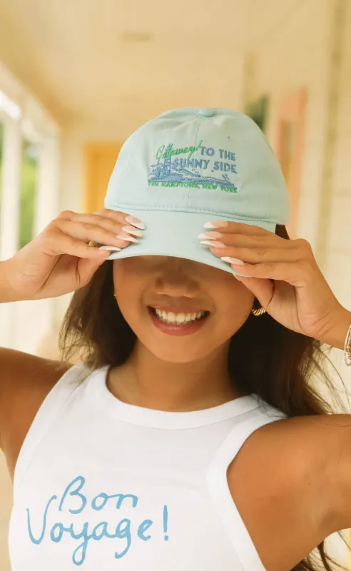 friday + saturday: getaway to the hamptons hat sold by RIFFRAFF