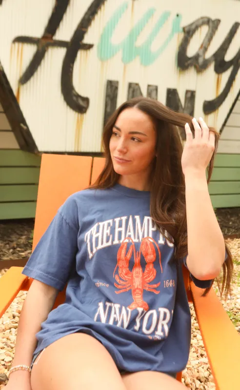 friday + saturday: hamptons lobster t shirt made by RIFFRAFF