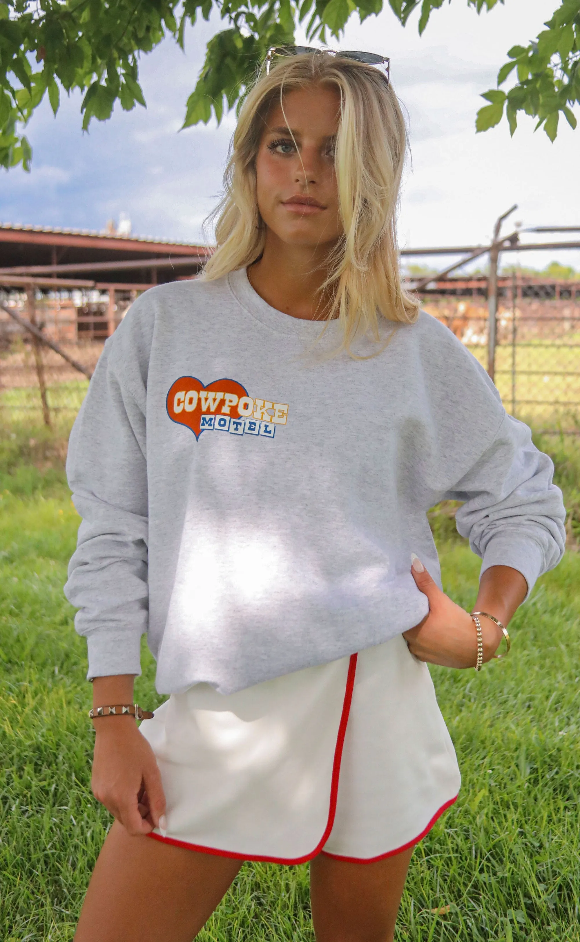 charlie southern: cowpoke motel sweatshirt sold by RIFFRAFF product image thumbnail 2
