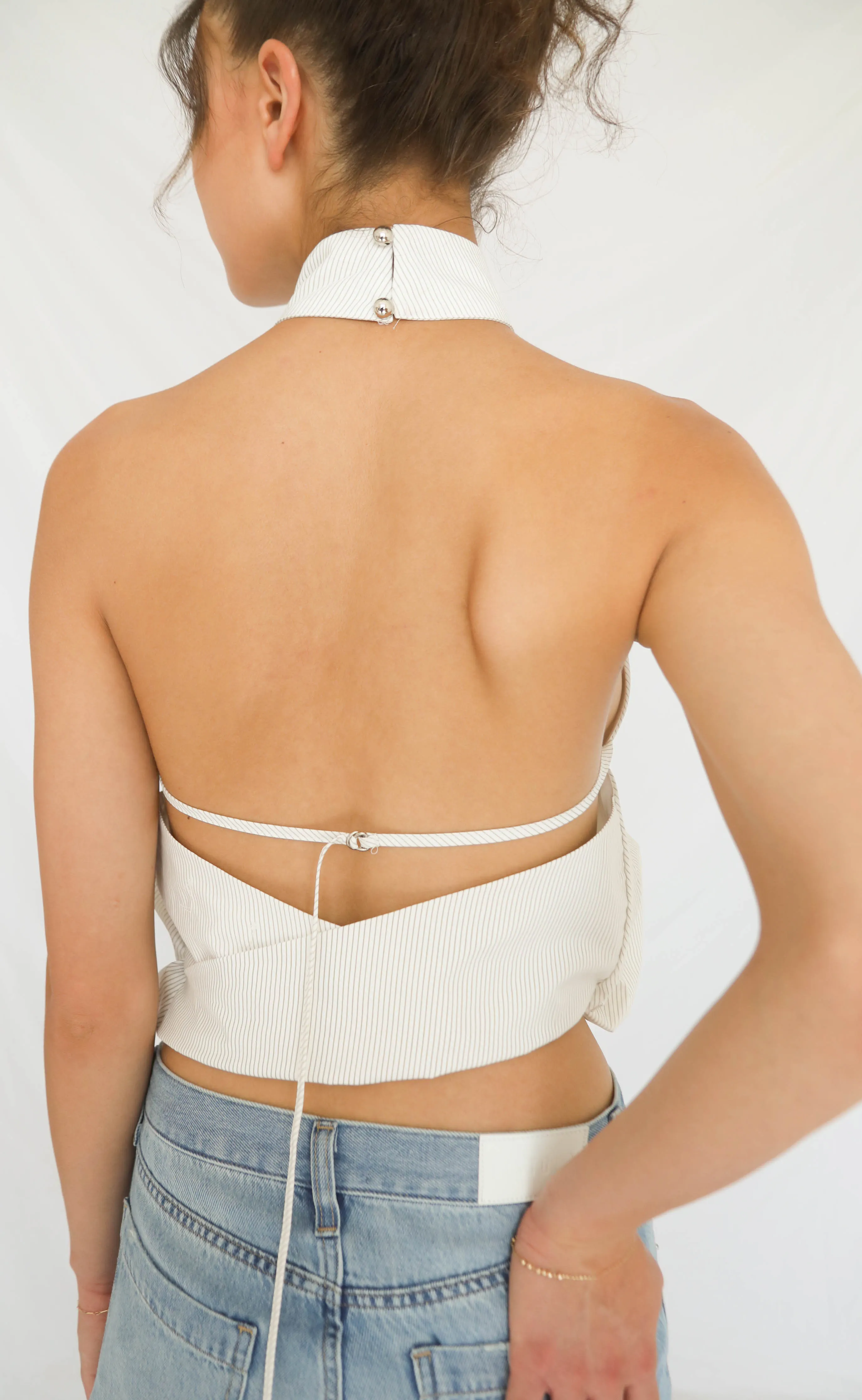 pure form halter top sold by RIFFRAFF product image thumbnail 2