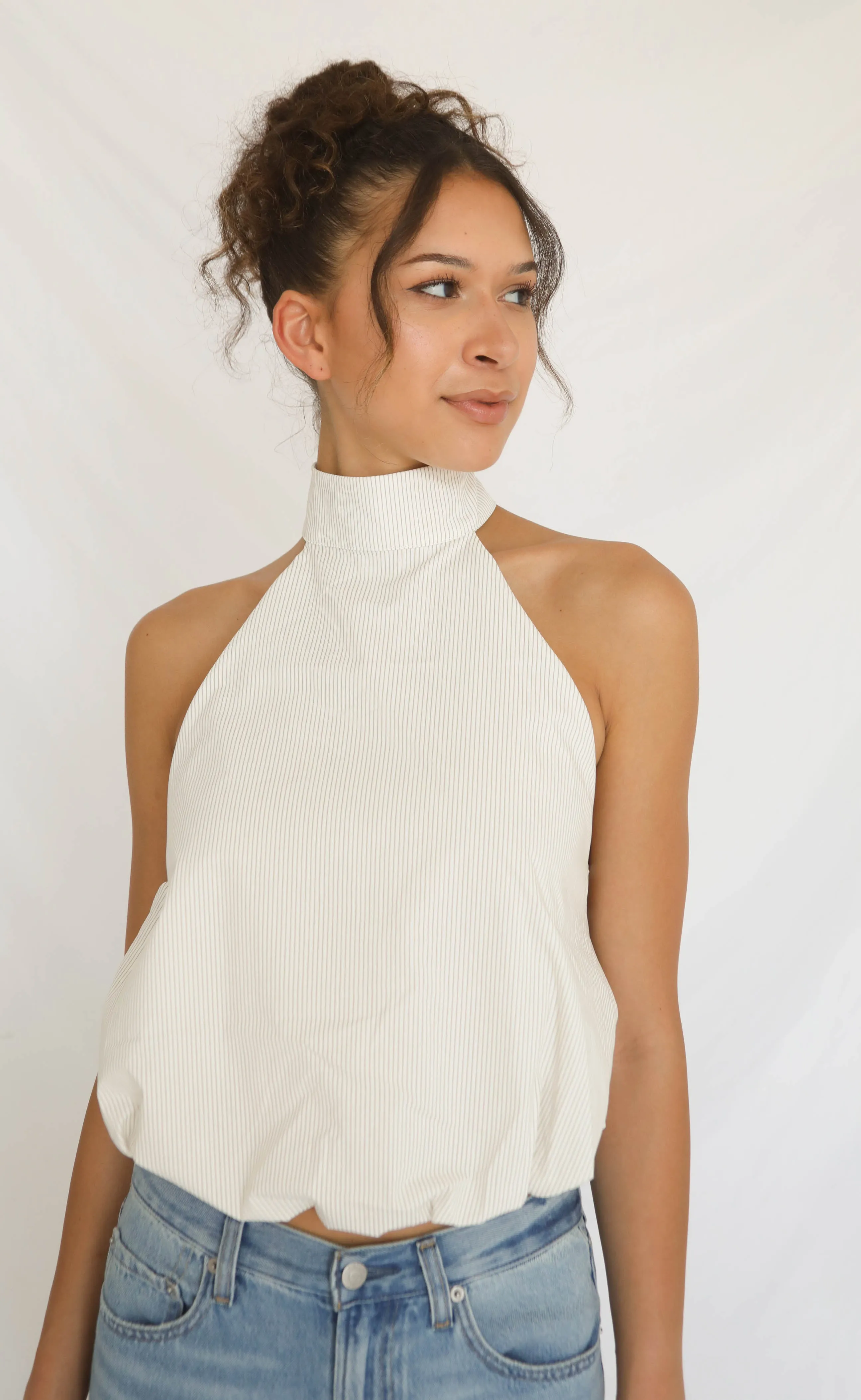 pure form halter top sold by RIFFRAFF