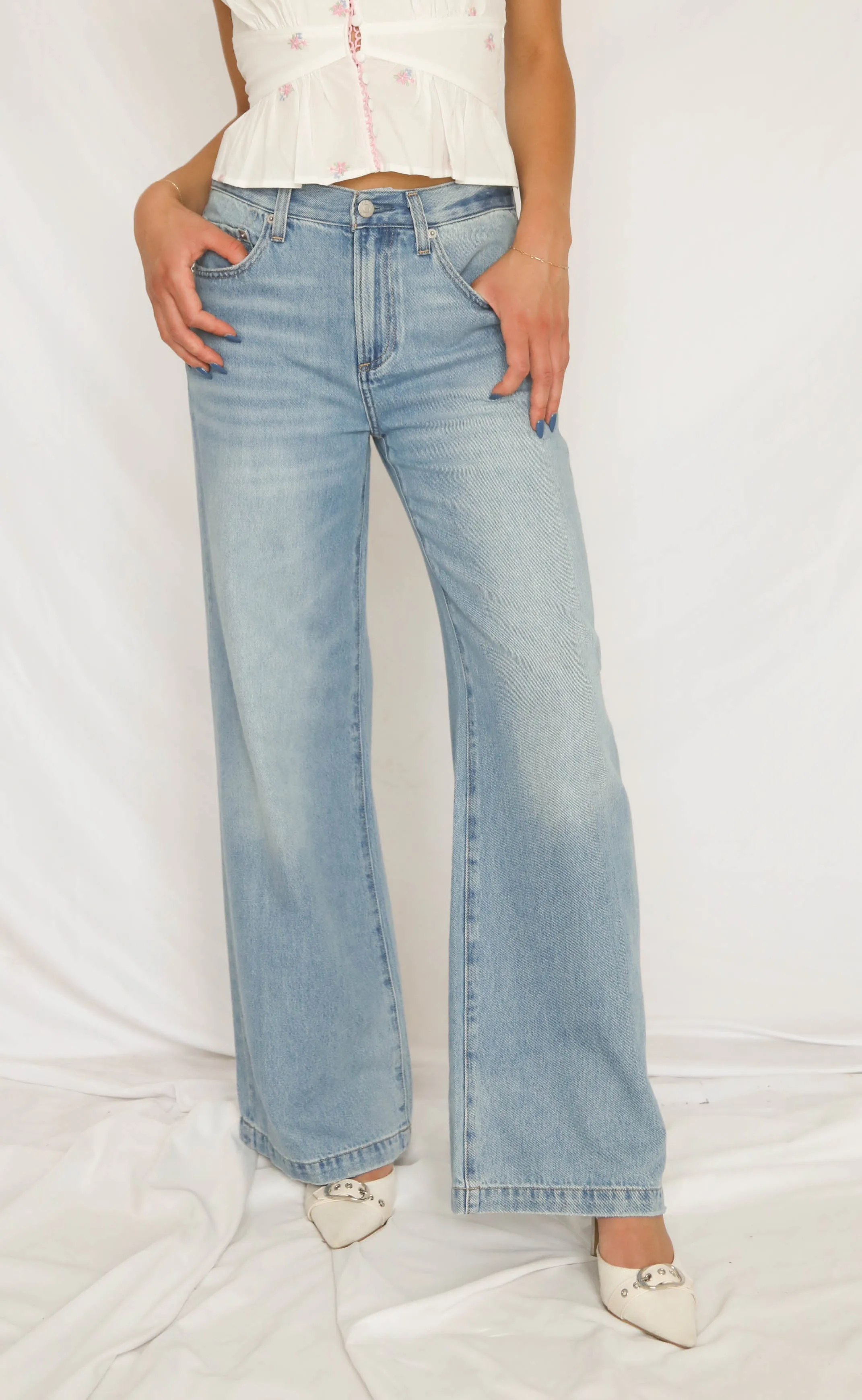 pistola: jadyn low slung palazzo - major sold by RIFFRAFF