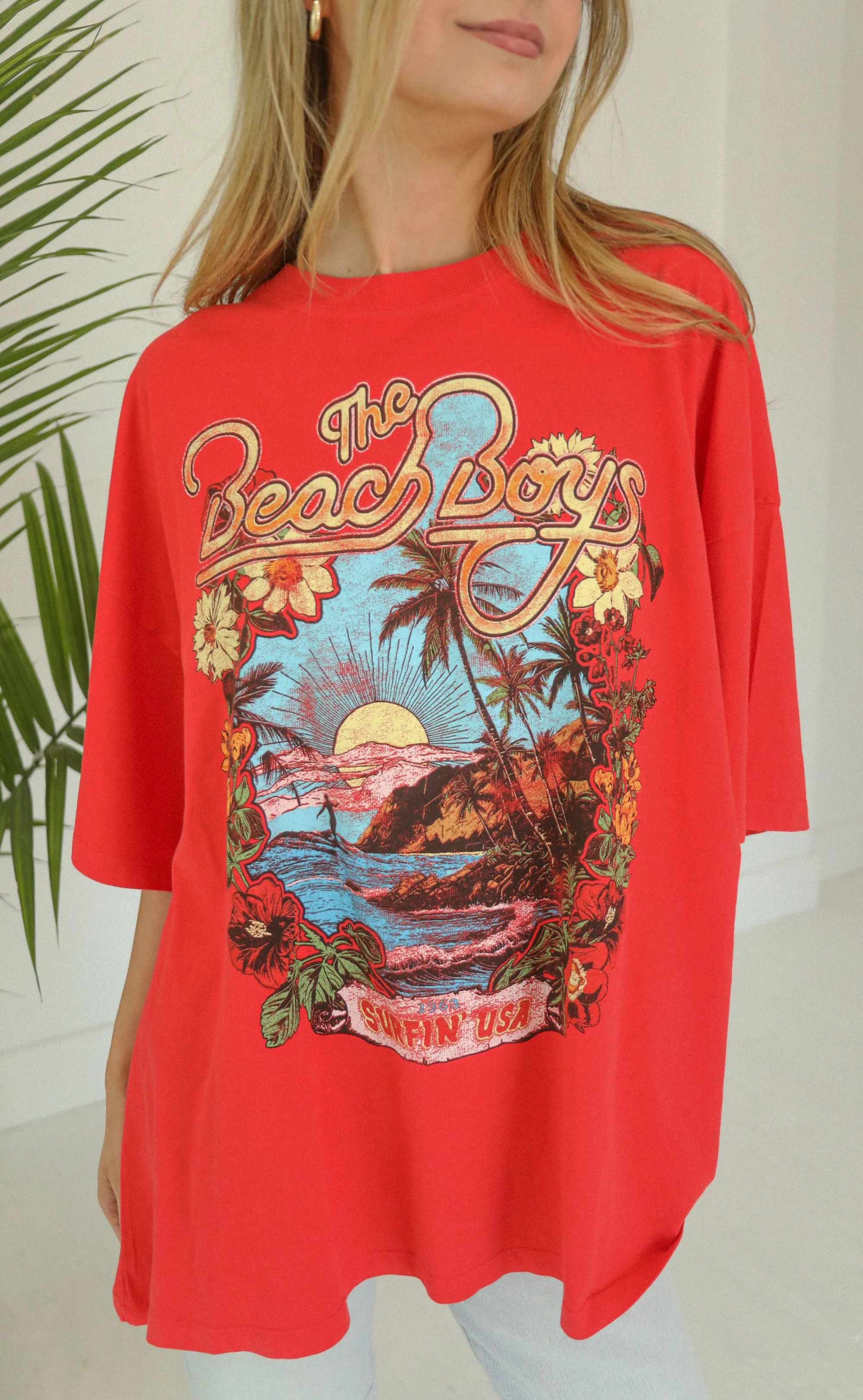 daydreamer: the beach boys surfin usa 1963 OS tee sold by RIFFRAFF product image thumbnail 2