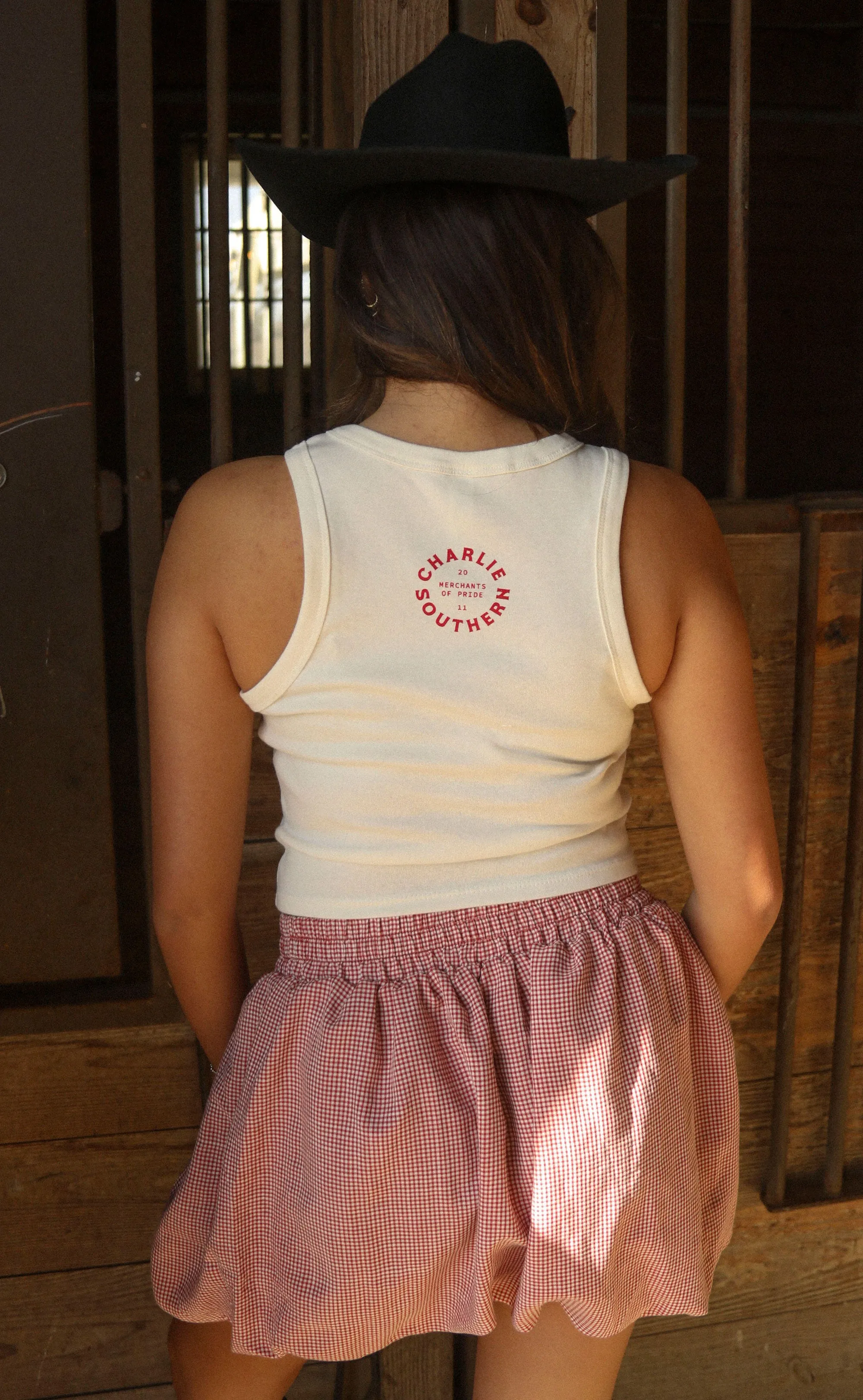 charlie southern: darlin tank sold by RIFFRAFF product image thumbnail 3