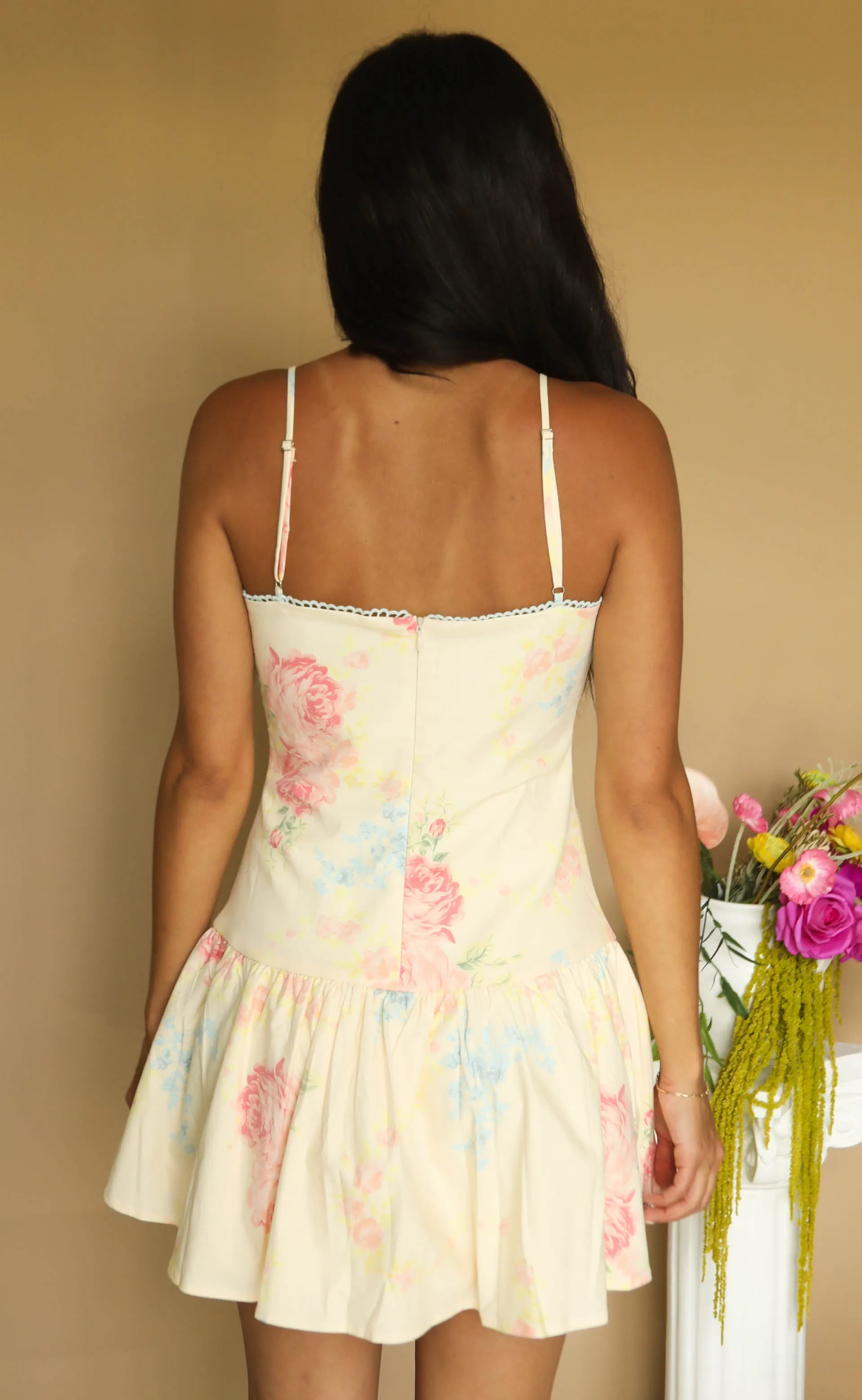 hold me close floral mini dress sold by RIFFRAFF product image thumbnail 3