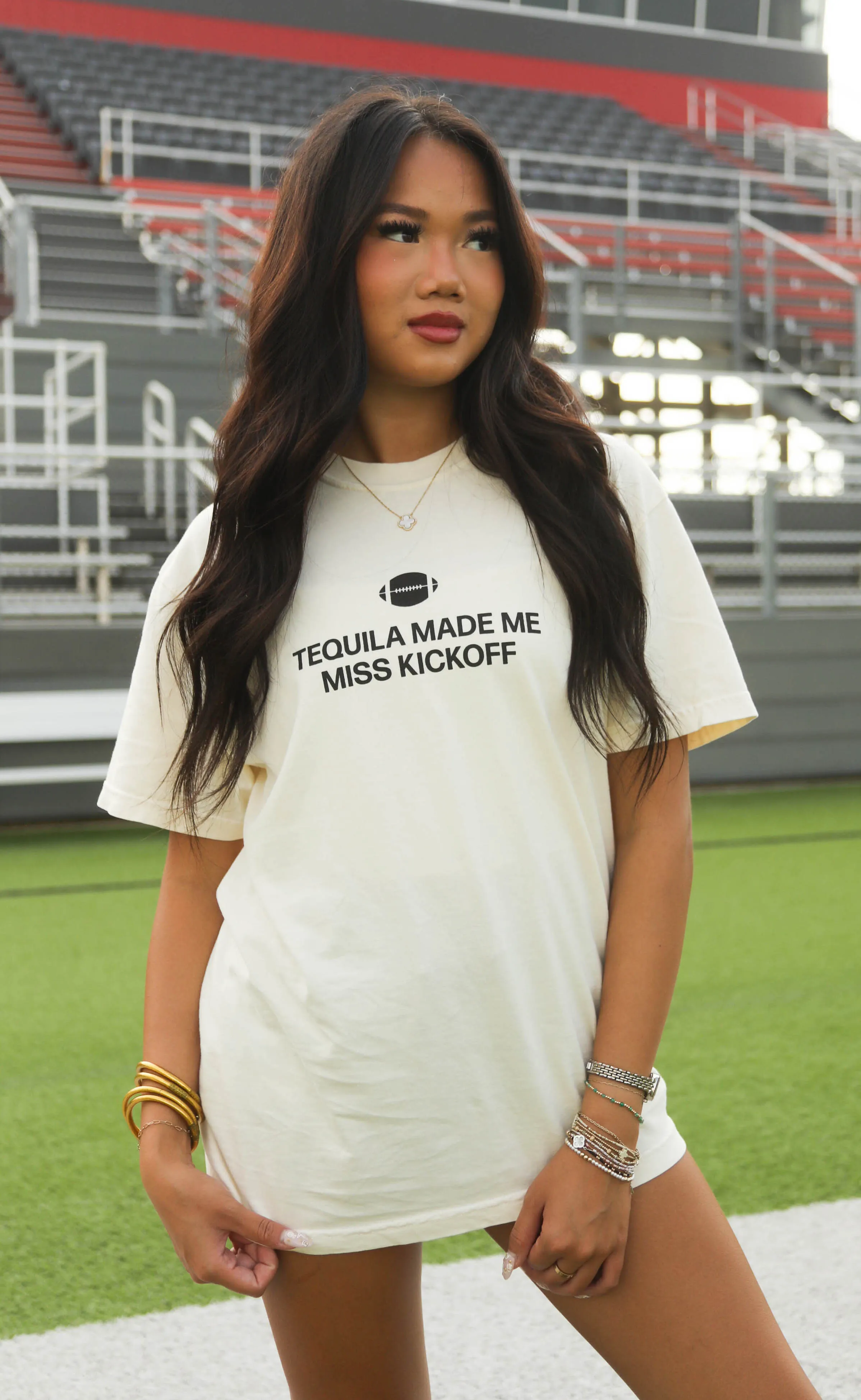 charlie southern: tequila made me miss kickoff tee sold by RIFFRAFF product image thumbnail 2