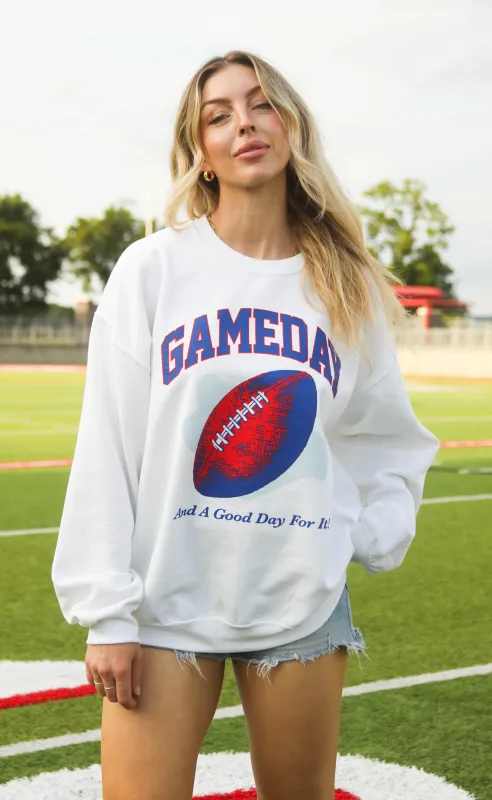 charlie southern: good day for it sweatshirt sold by RIFFRAFF