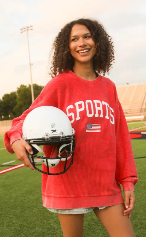 friday + saturday: sports flag cord sold by RIFFRAFF