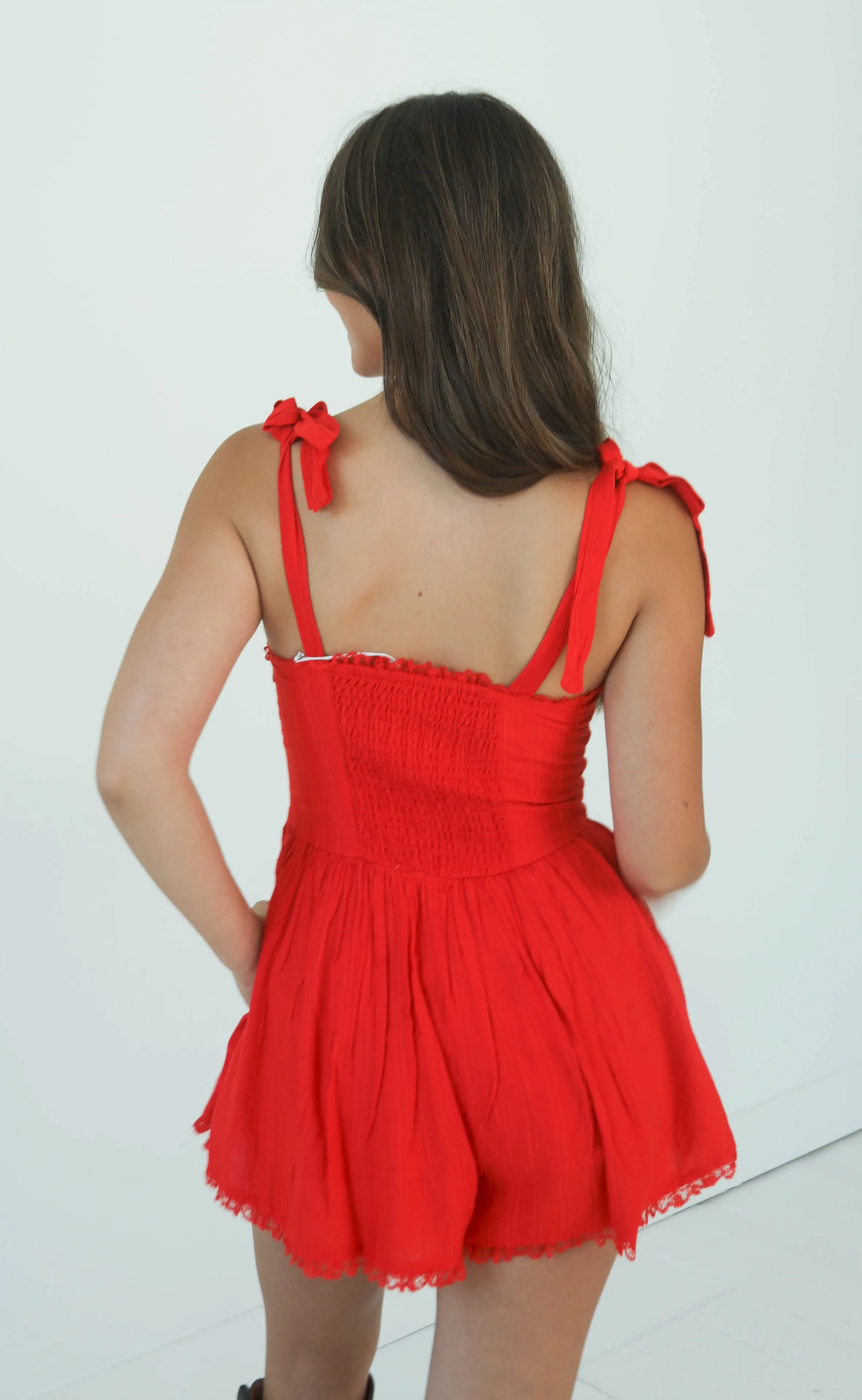 show me your mumu: regal romper - red sold by RIFFRAFF product image thumbnail 4