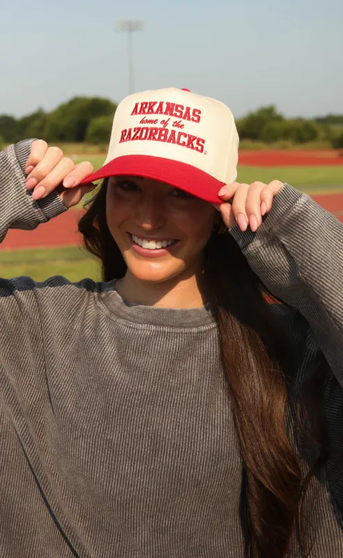 charlie southern: home of the razorbacks trucker hat sold by RIFFRAFF