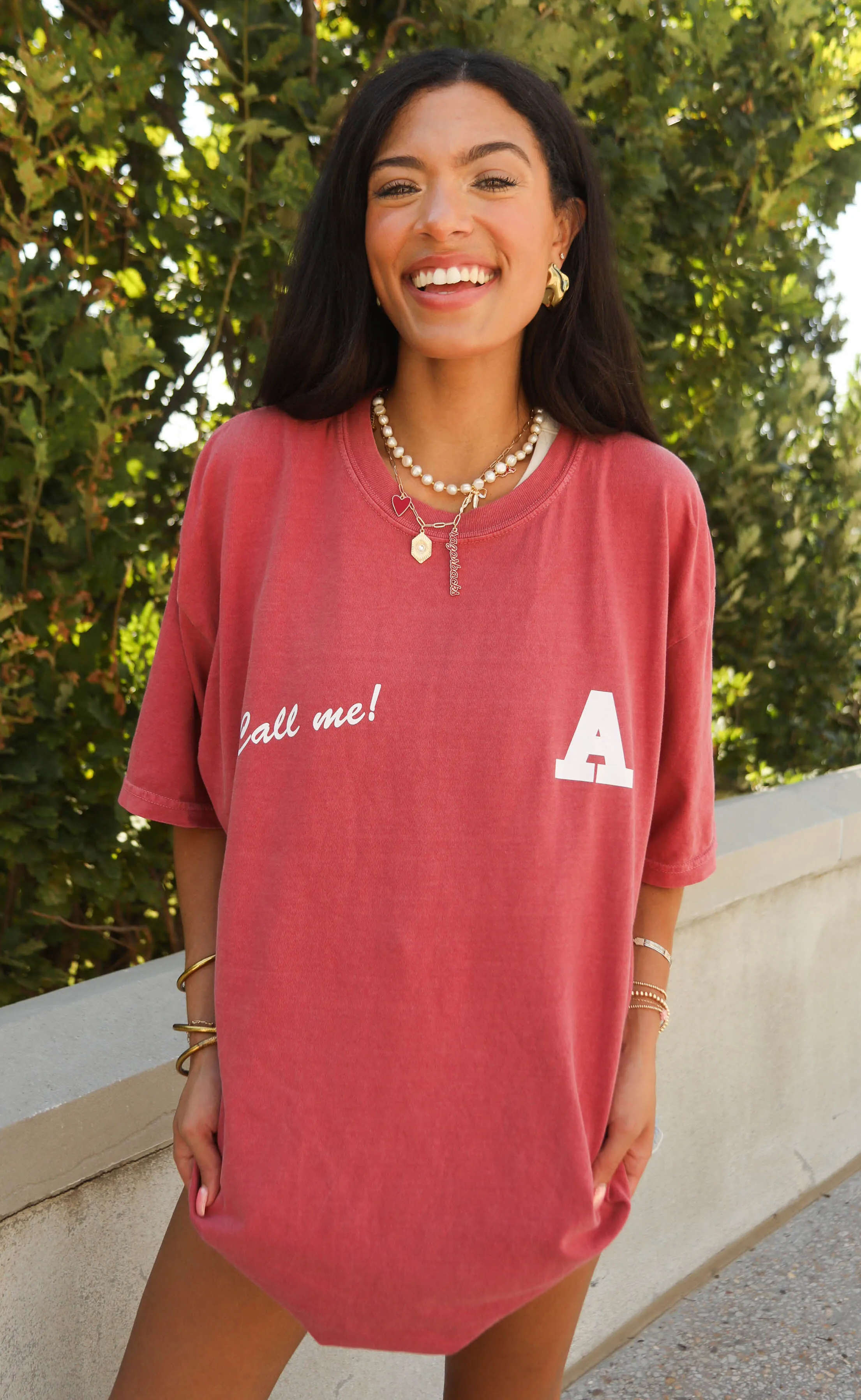 charlie southern: call me tee - red sold by RIFFRAFF product image thumbnail 2