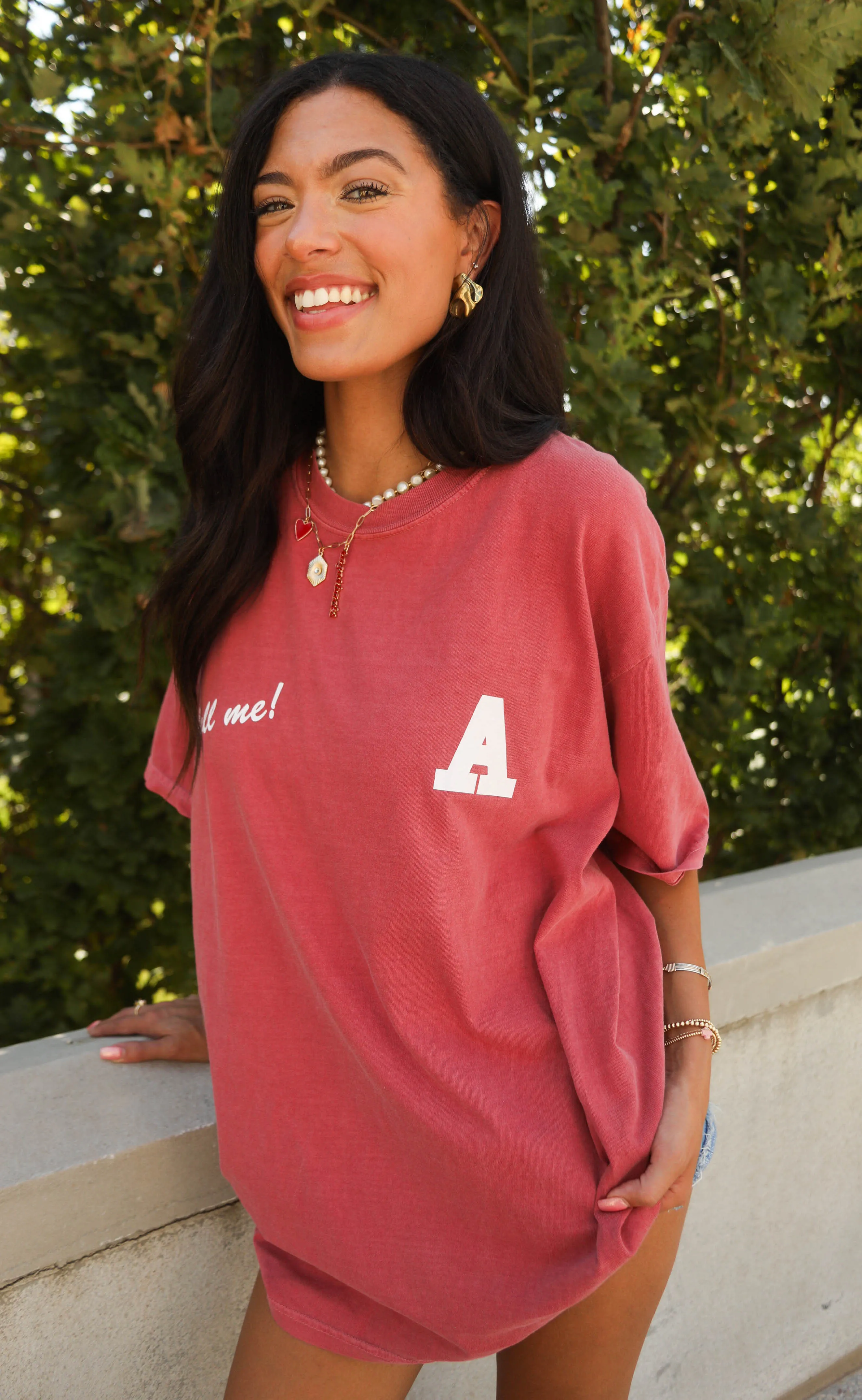 charlie southern: call me tee - red sold by RIFFRAFF product image thumbnail 3