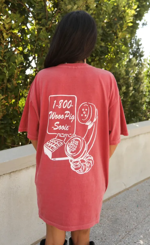 charlie southern: call me tee - red sold by RIFFRAFF