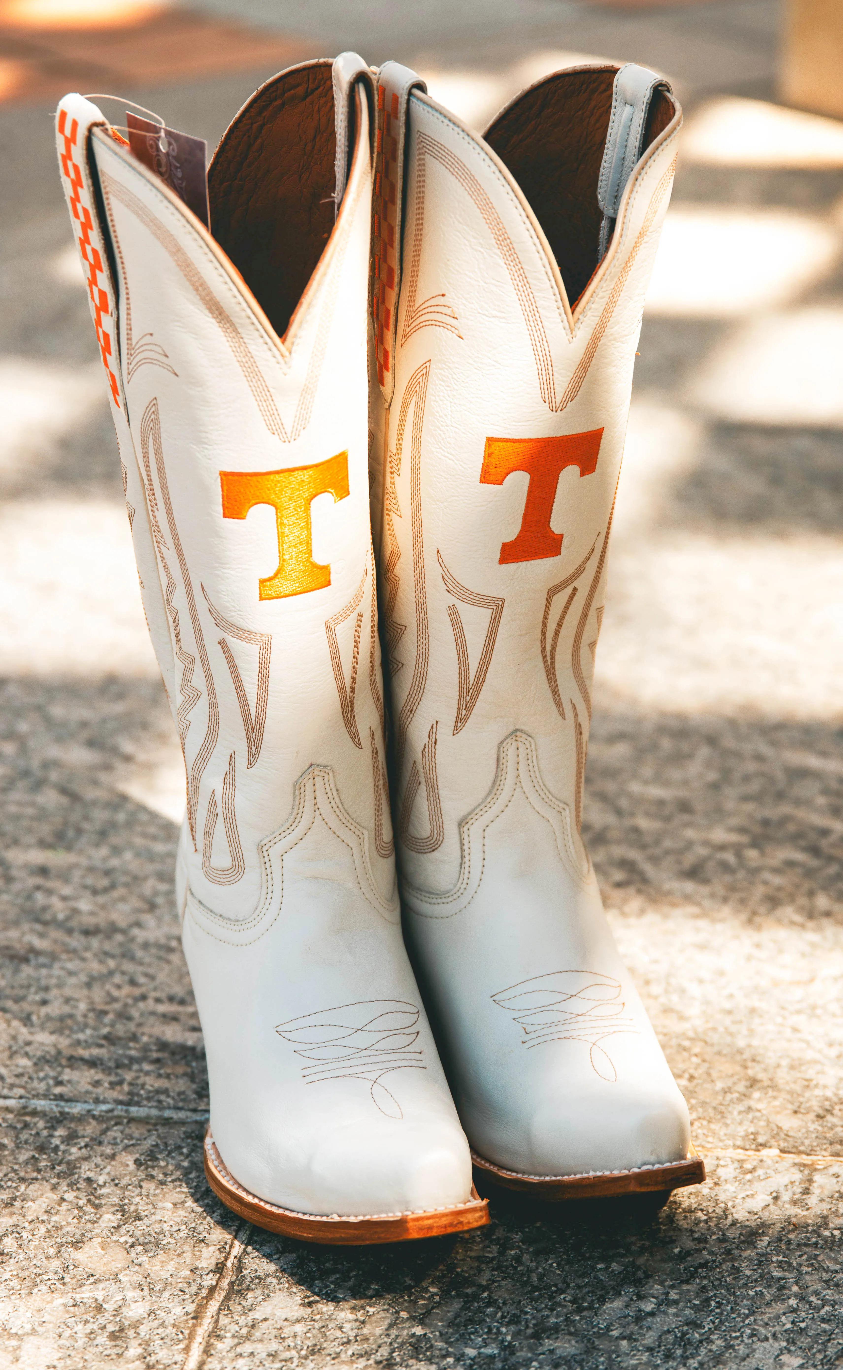 tennessee vols leather gameday boots sold by RIFFRAFF