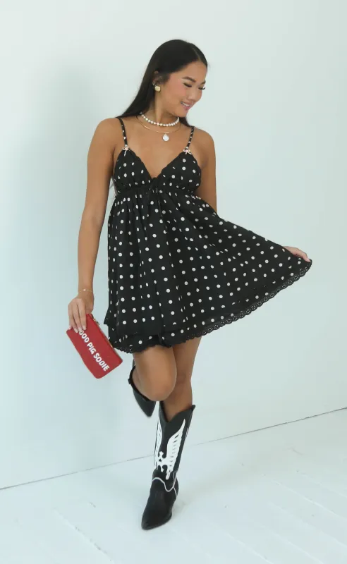 dot the drama mini dress sold by RIFFRAFF