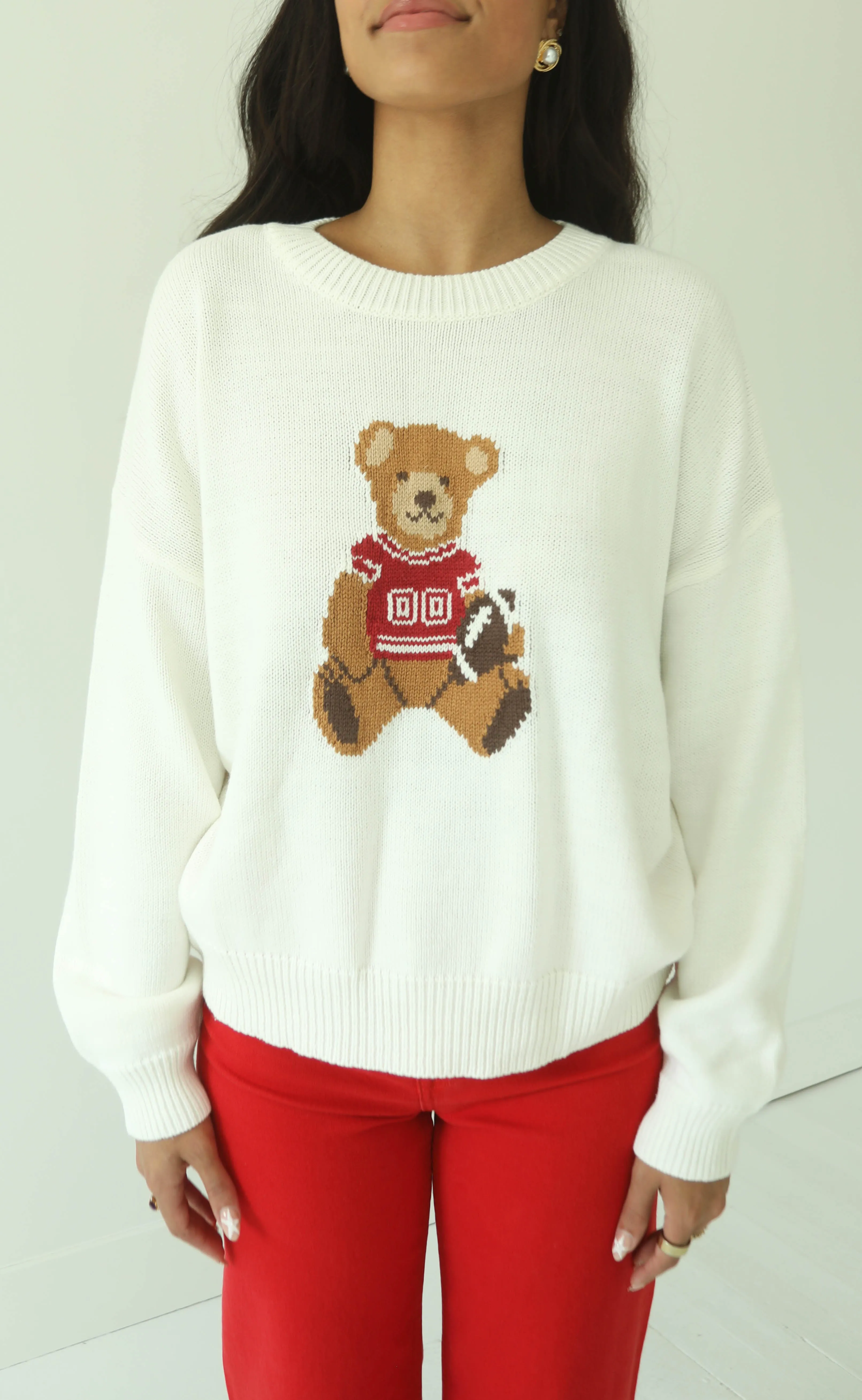 quarterbear cutie long sleeve sweater sold by RIFFRAFF product image thumbnail 2