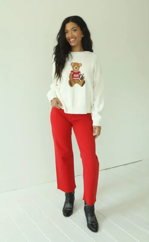 quarterbear cutie long sleeve sweater made by Le Lis