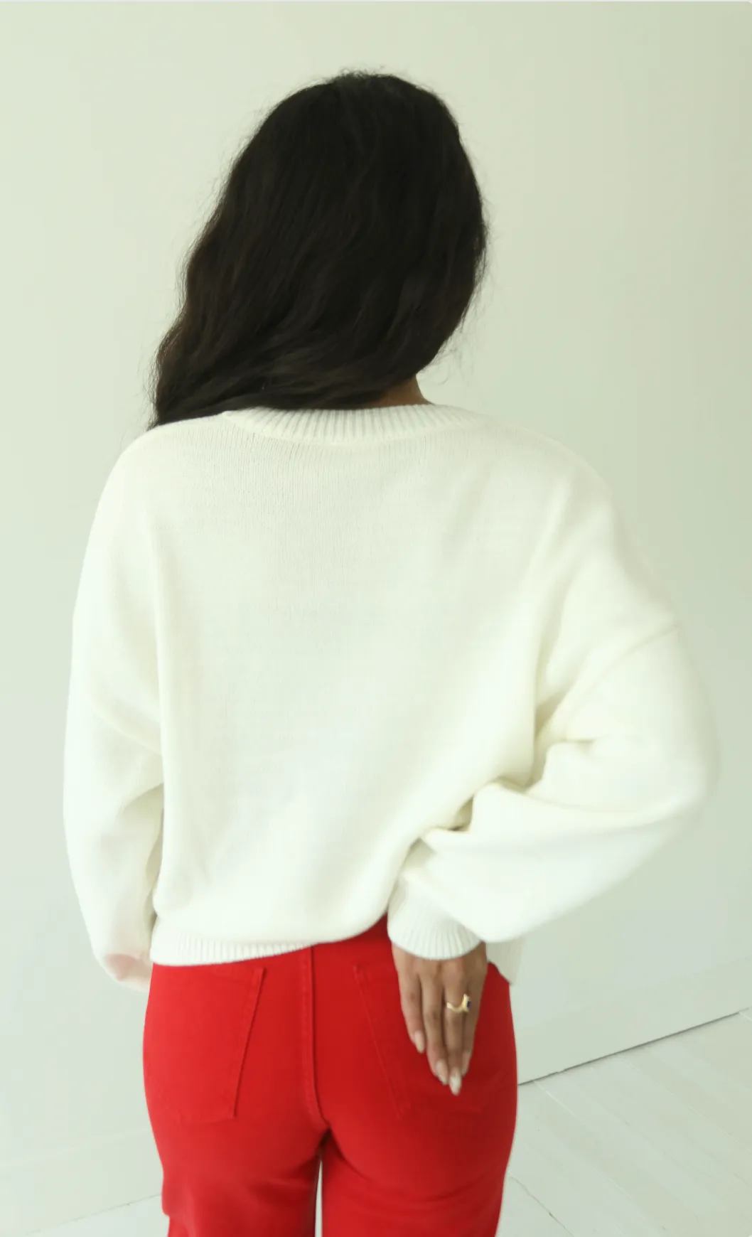 quarterbear cutie long sleeve sweater sold by RIFFRAFF product image thumbnail 3