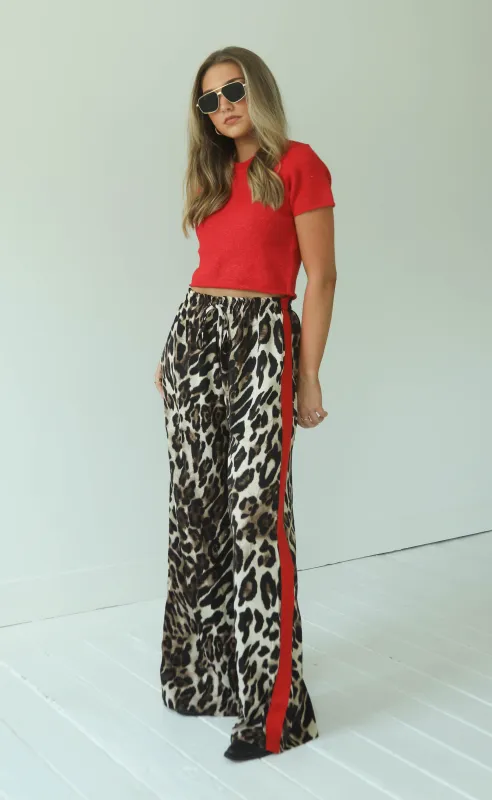 knowing better leopard pants sold by RIFFRAFF