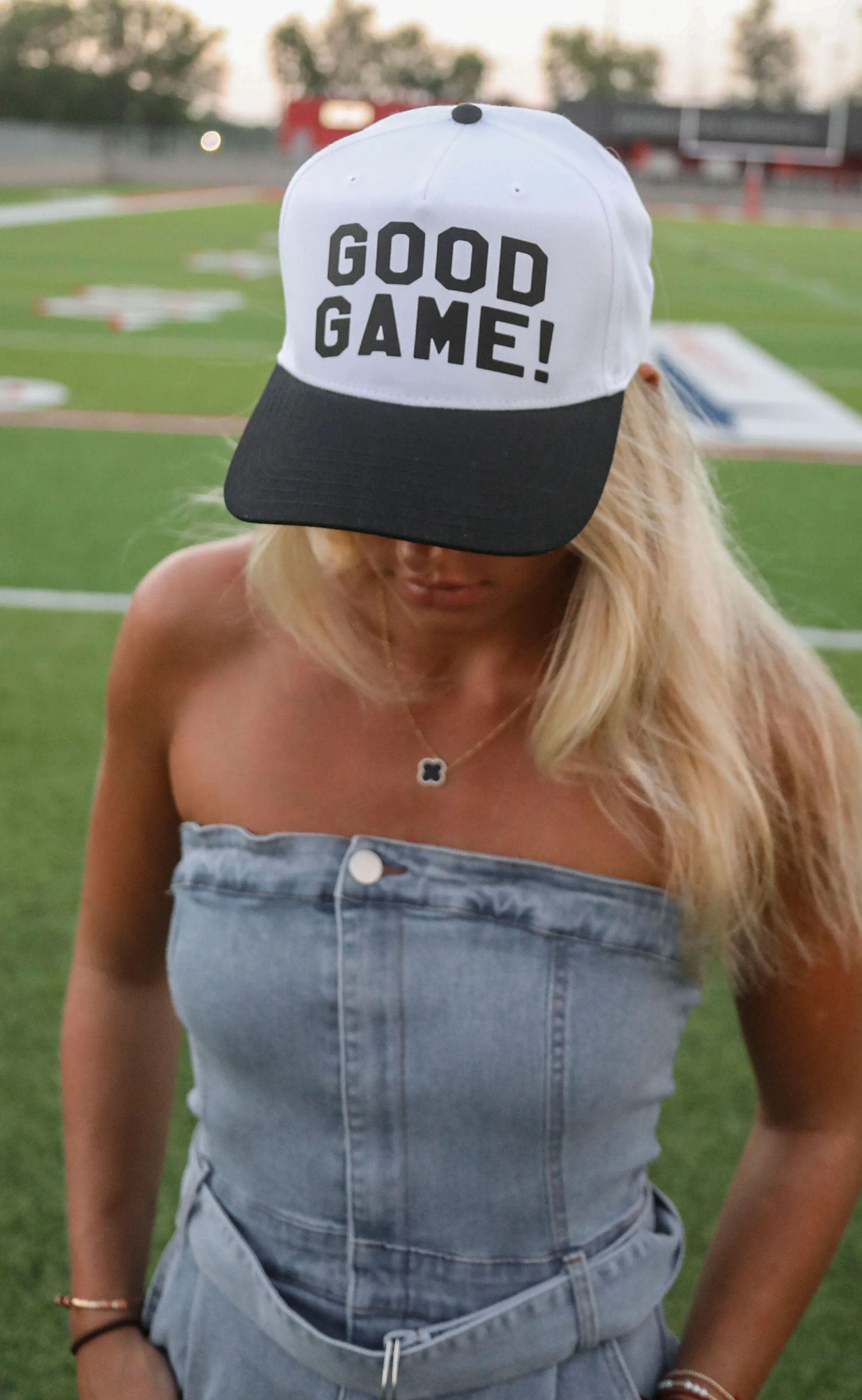 charlie southern: good game trucker hat sold by RIFFRAFF
