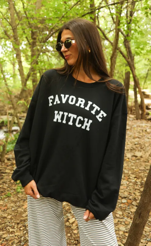 friday + saturday: favorite witch sweatshirt sold by RIFFRAFF