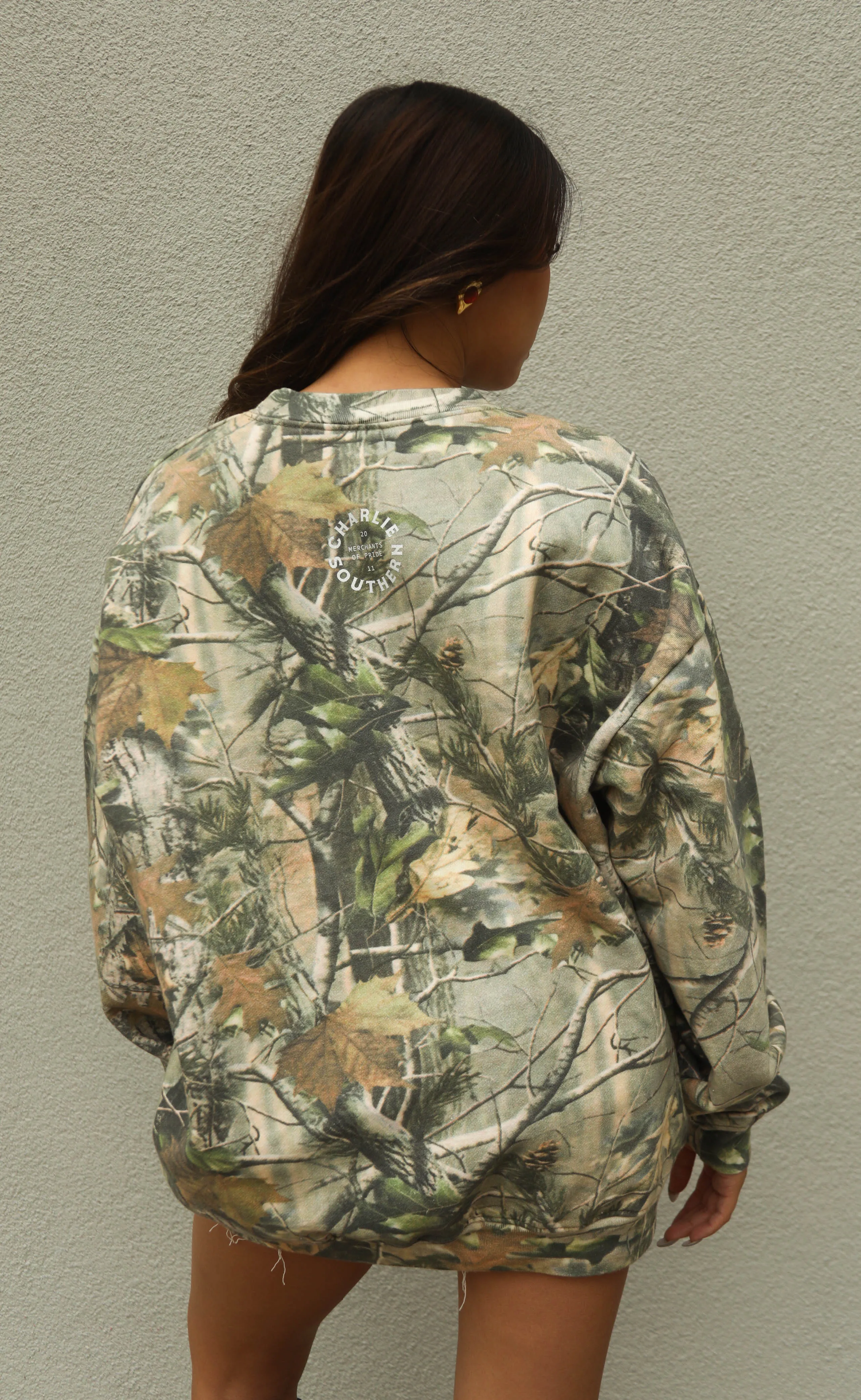 charlie southern: members only camo sweatshirt sold by RIFFRAFF product image thumbnail 3