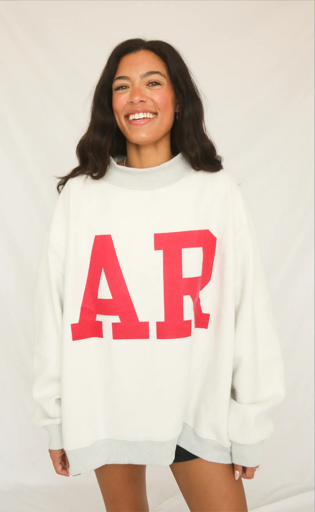 arkansas reversible mock neck sweatshirt sold by RIFFRAFF product image thumbnail 2
