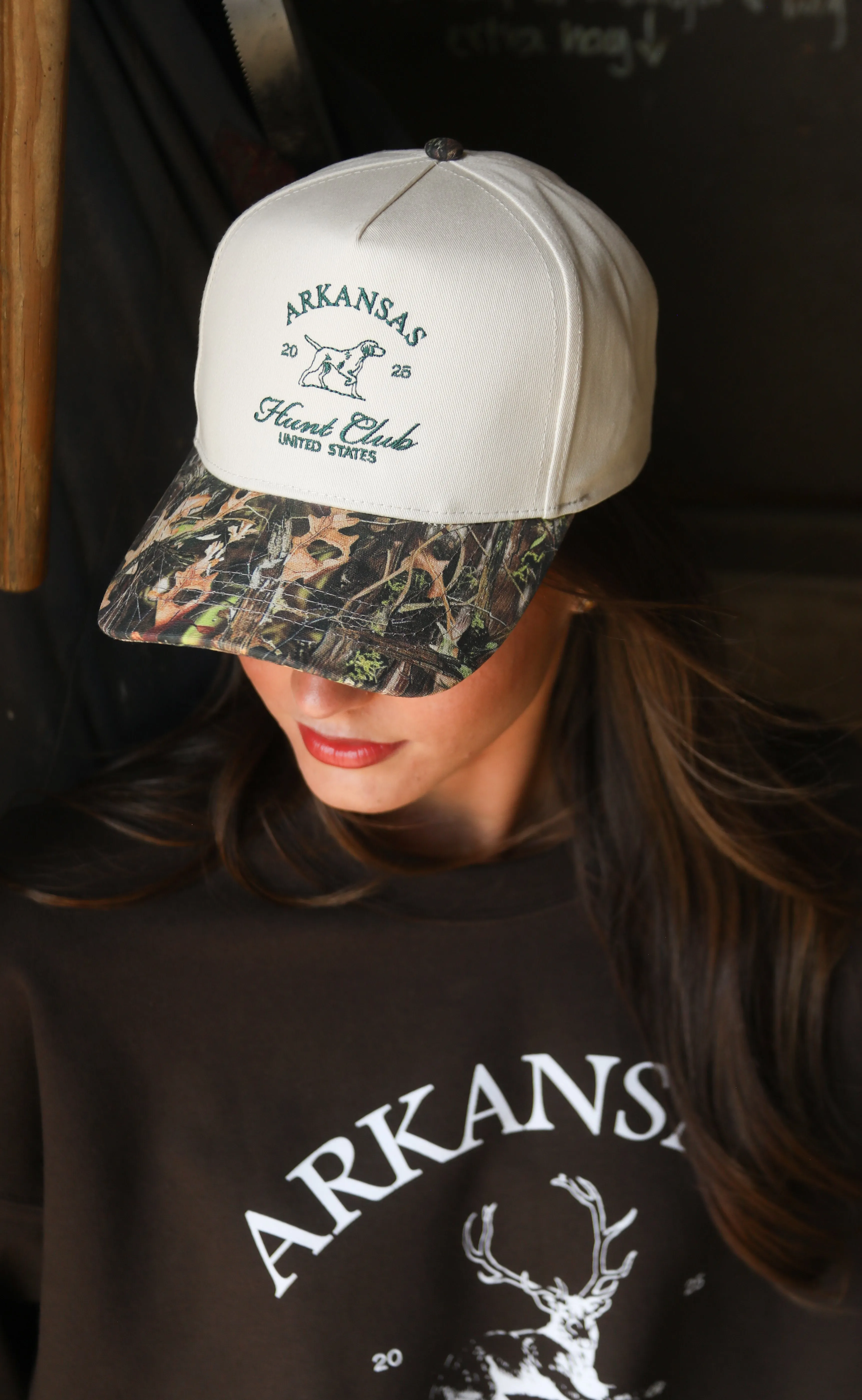 charlie southern: ar hunt club camo trucker sold by RIFFRAFF