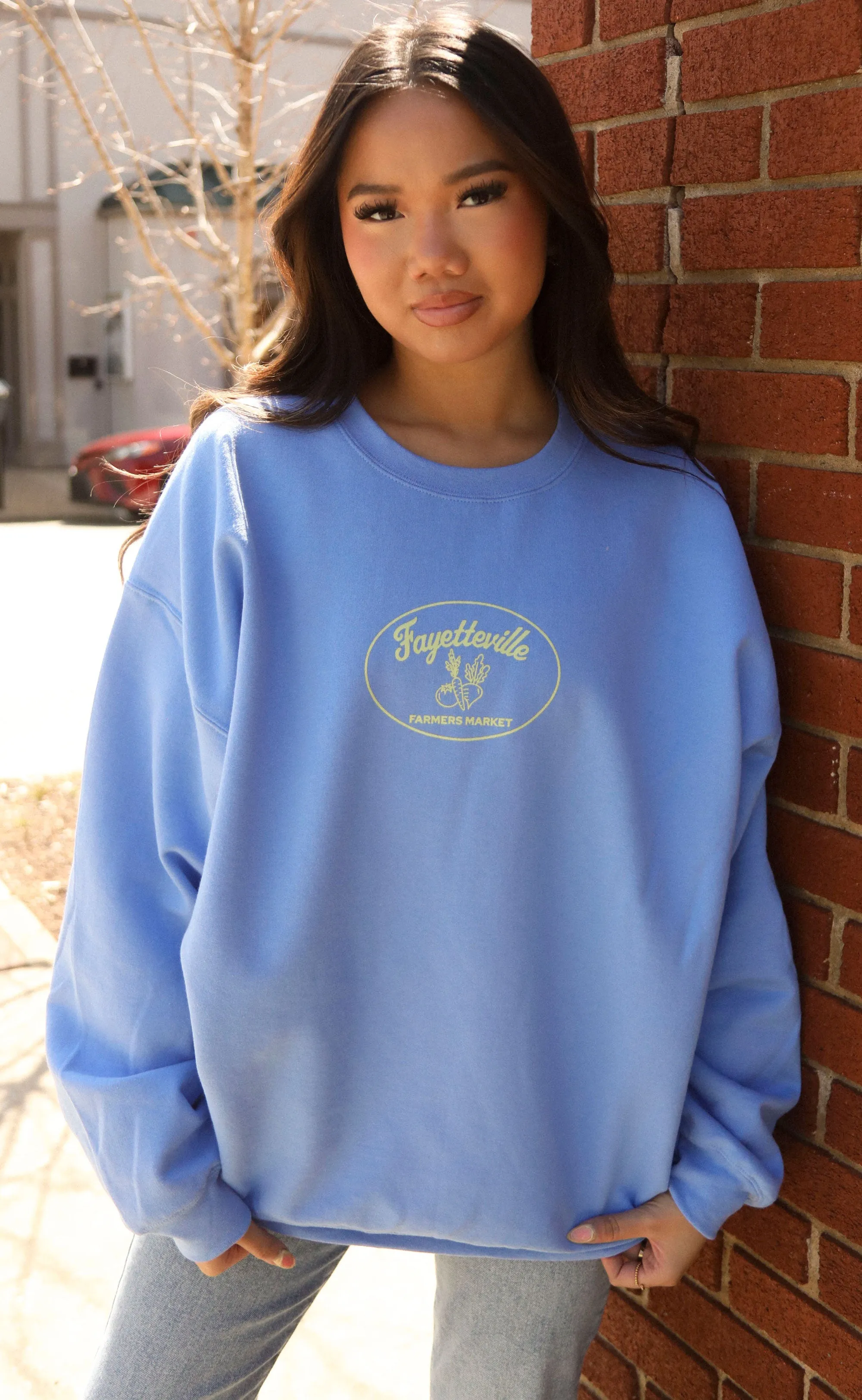 charlie southern: fayetteville farmer's market crewneck sold by RIFFRAFF product image thumbnail 2