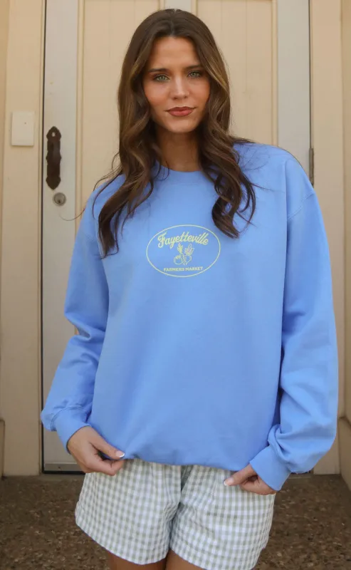 charlie southern: fayetteville farmer's market crewneck sold by RIFFRAFF