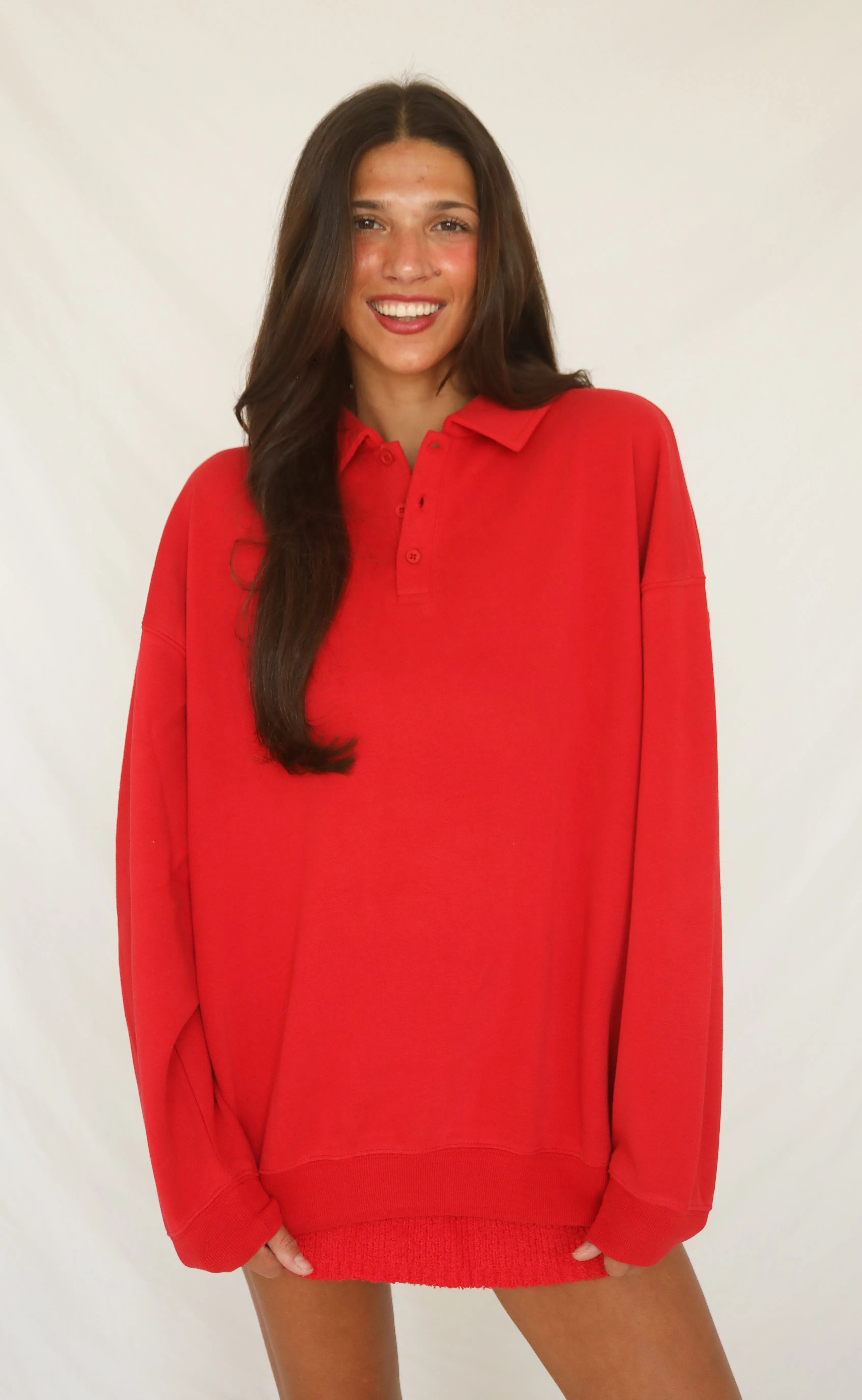 love me not collared sweatshirt sold by RIFFRAFF product image thumbnail 2