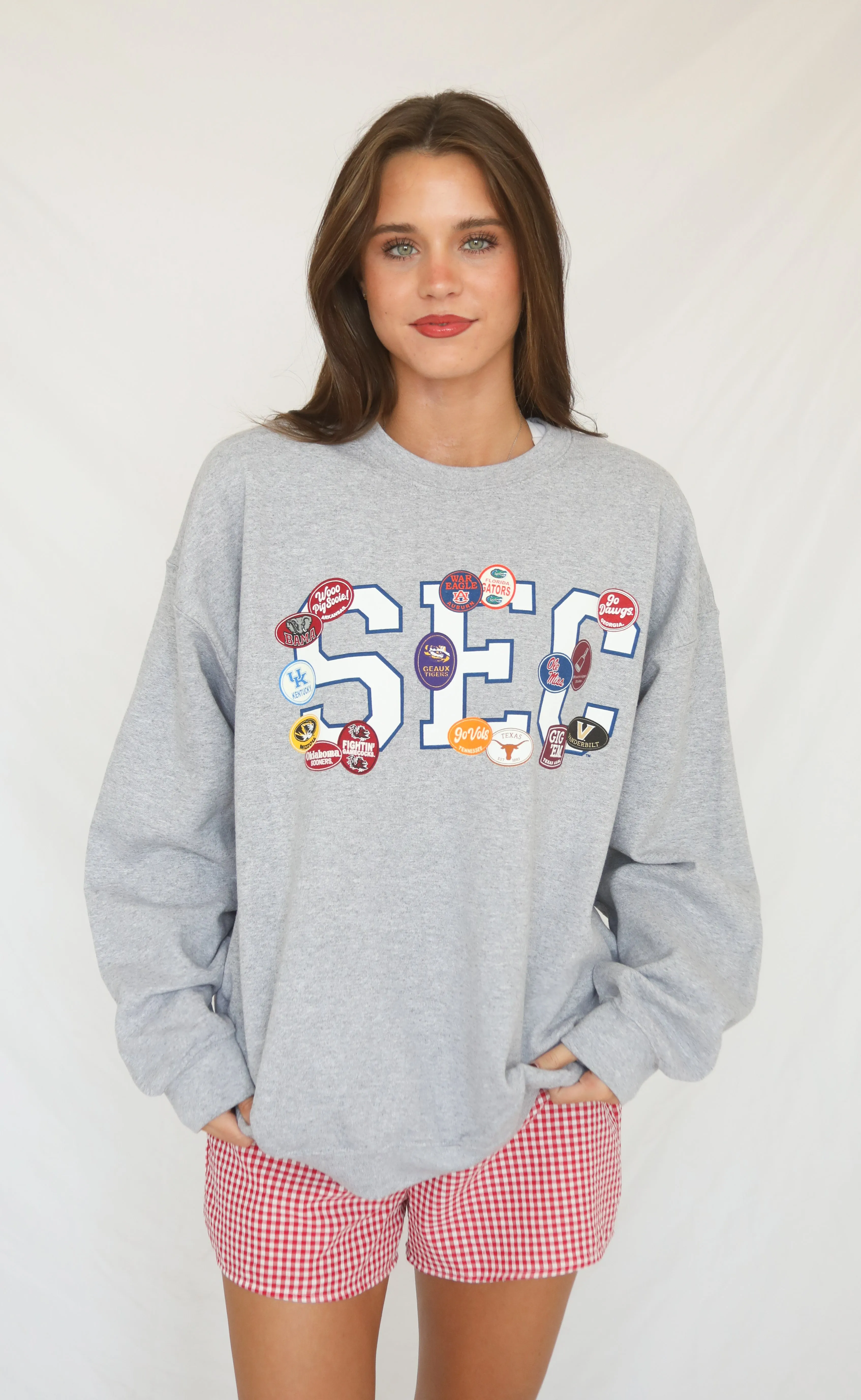 charlie southern: sec patches sweatshirt sold by RIFFRAFF product image thumbnail 2