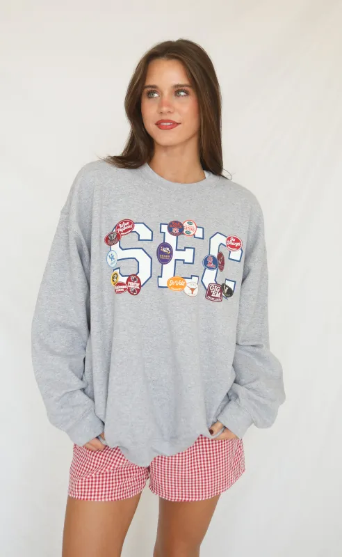 charlie southern: sec patches sweatshirt sold by RIFFRAFF