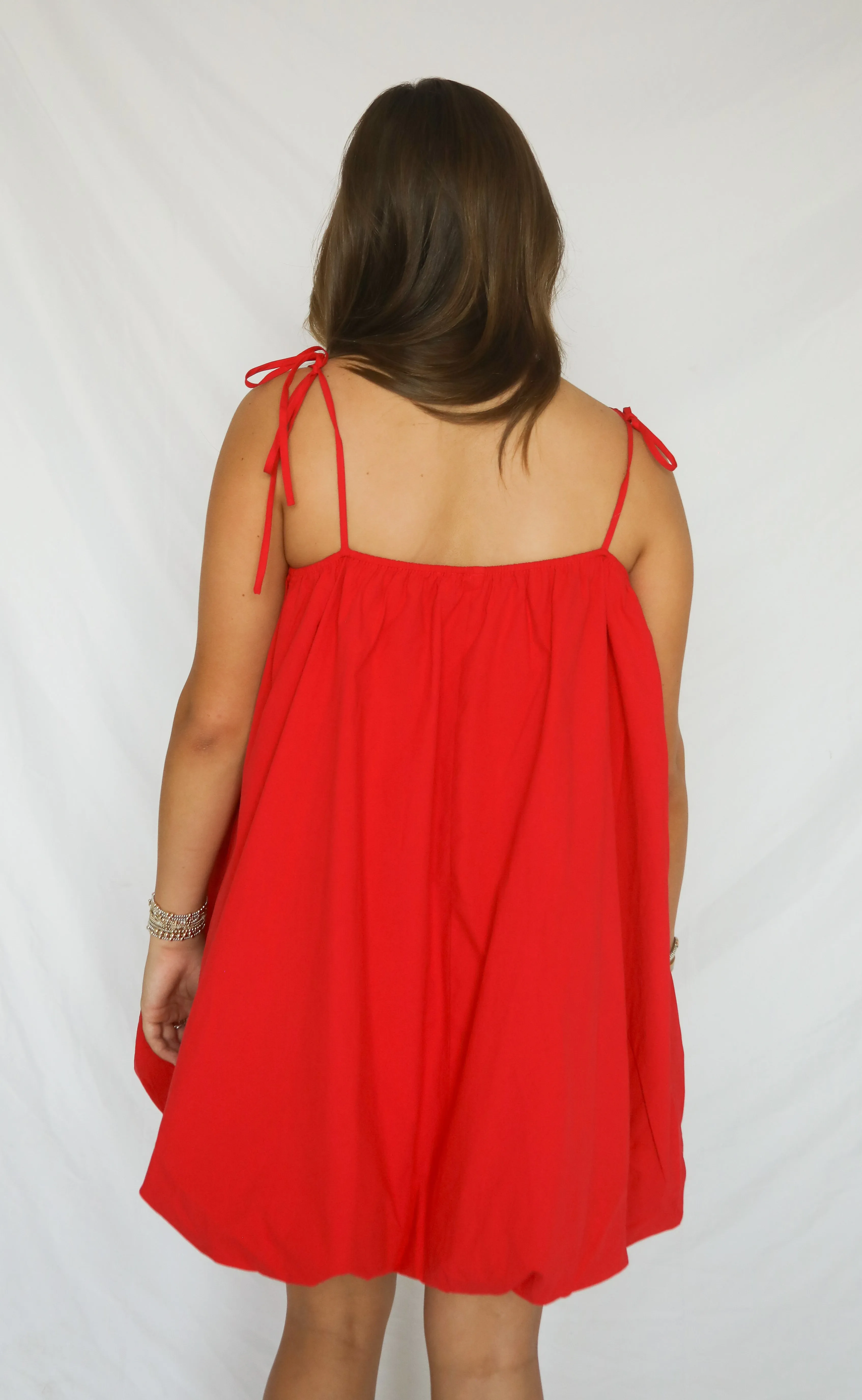 red rumors bubble mini dress sold by RIFFRAFF product image thumbnail 3