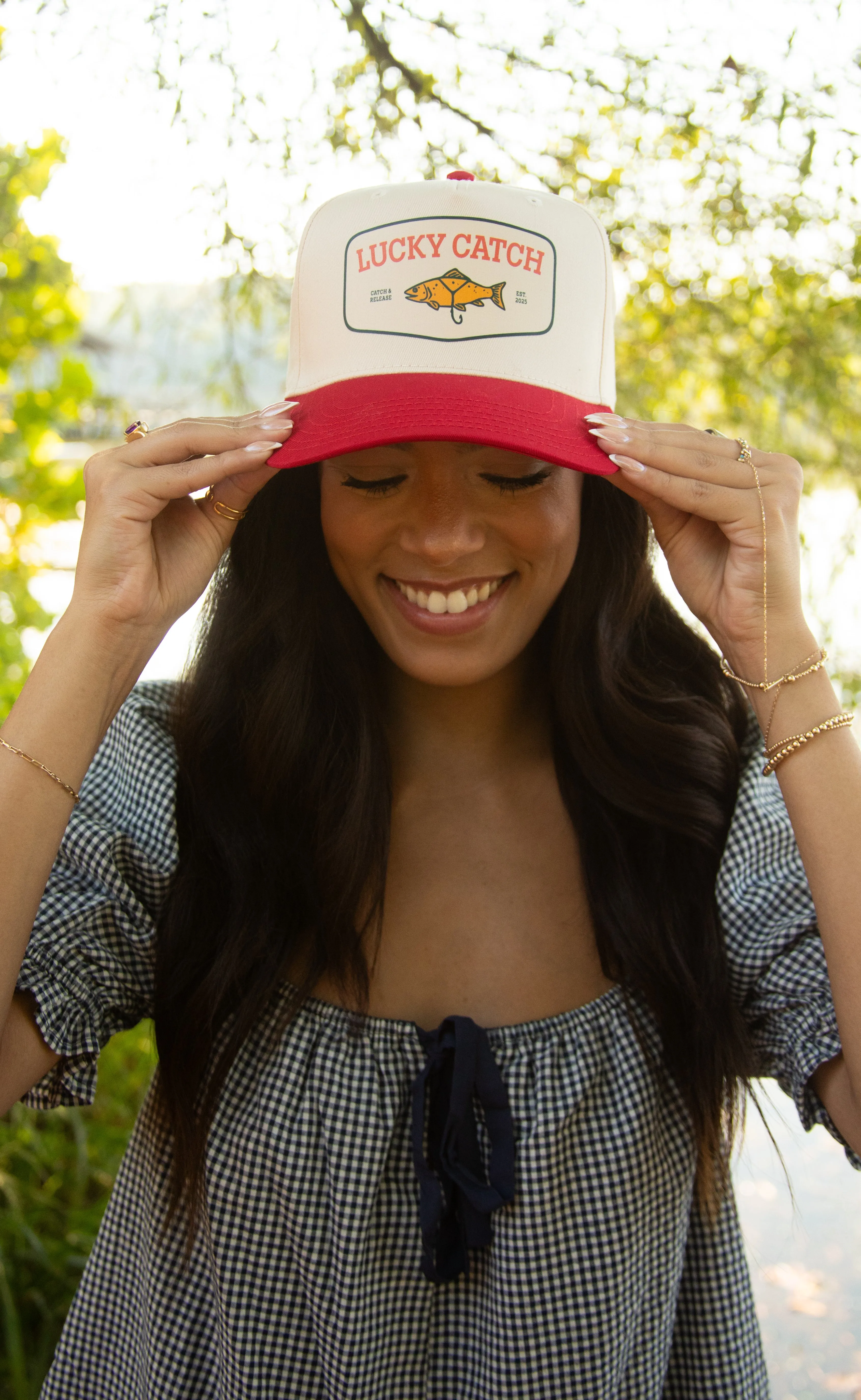 friday + saturday: lucky catch trucker sold by RIFFRAFF product image thumbnail 2