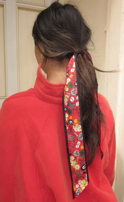 georgia bulldogs twilly scarf sold by RIFFRAFF