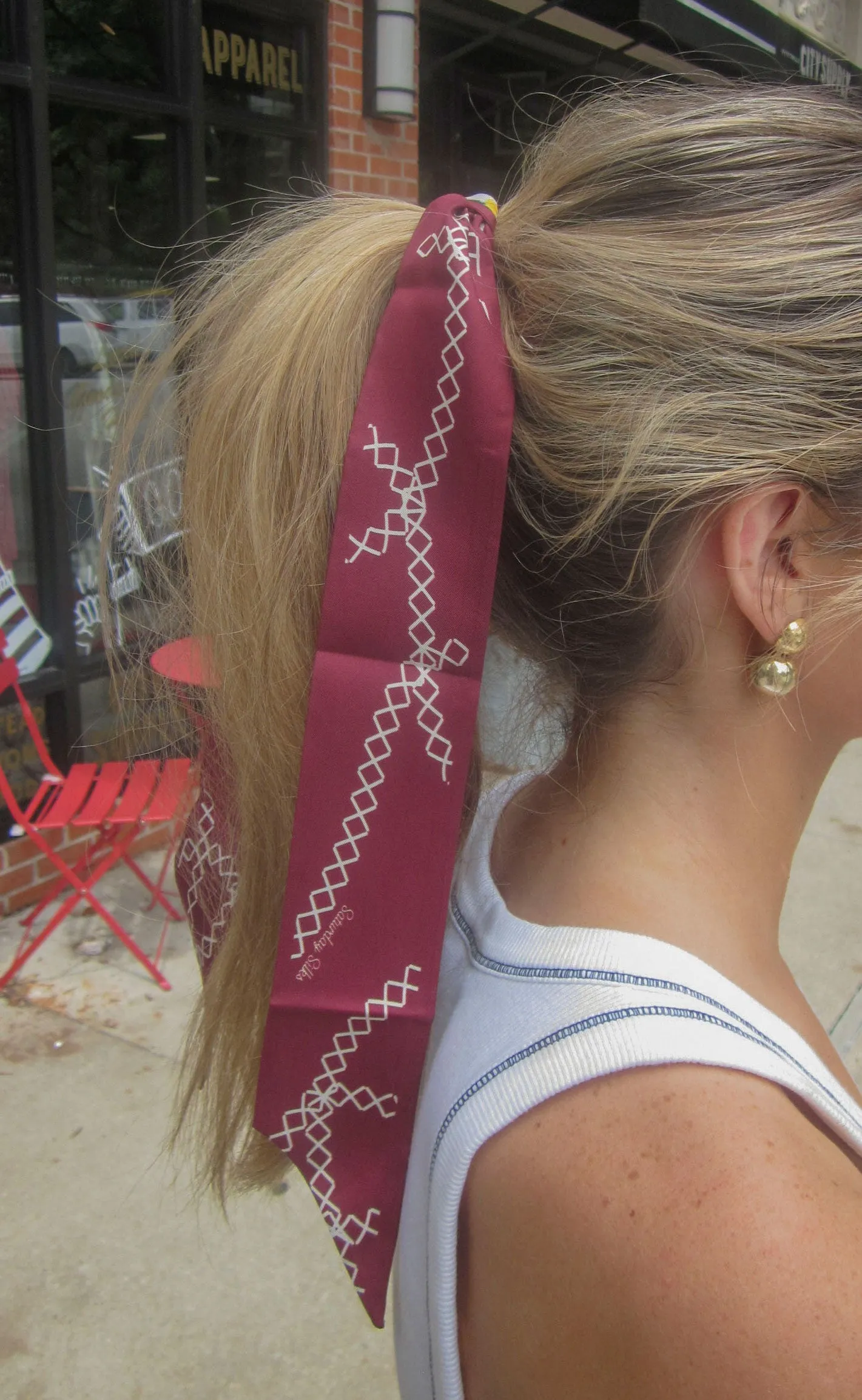 mississippi state twilly scarf sold by RIFFRAFF product image thumbnail 3