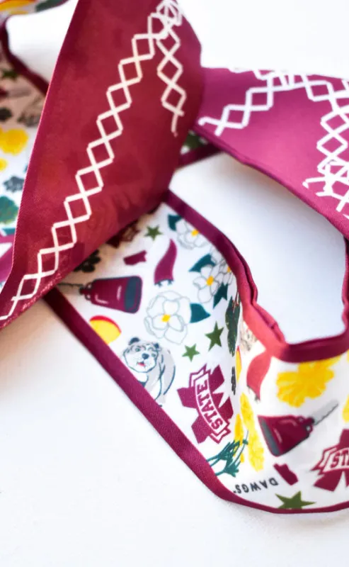 mississippi state twilly scarf sold by RIFFRAFF