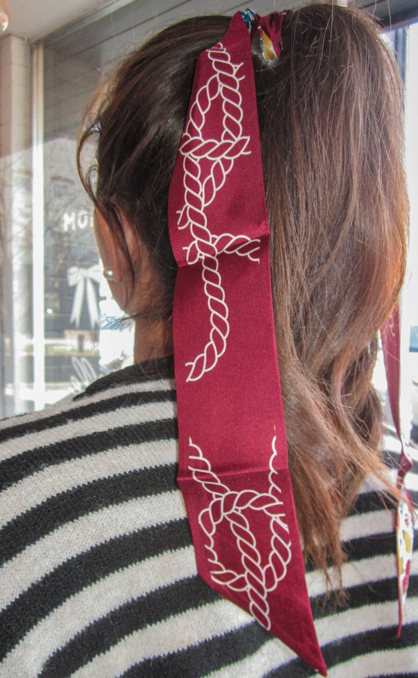 texas a+m aggies twilly scarf sold by RIFFRAFF product image thumbnail 3