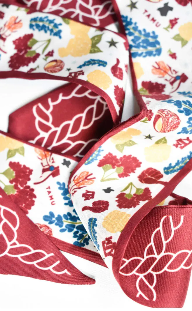 texas a+m aggies twilly scarf sold by RIFFRAFF product image thumbnail 2