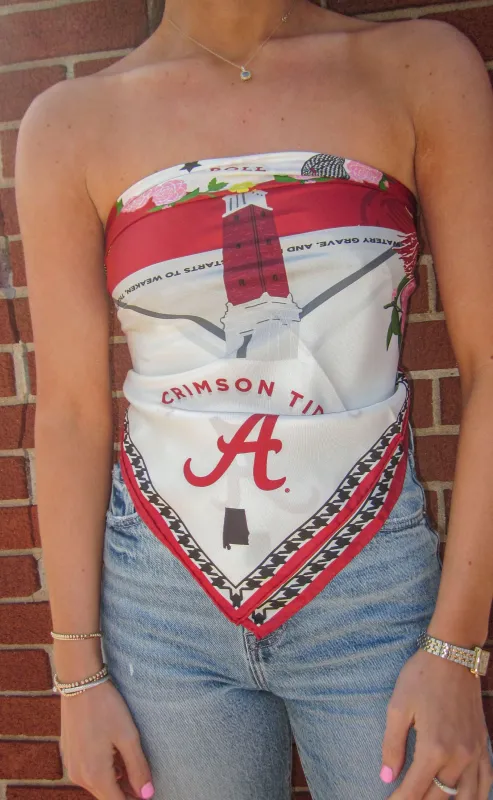 alabama saturday scarf sold by RIFFRAFF