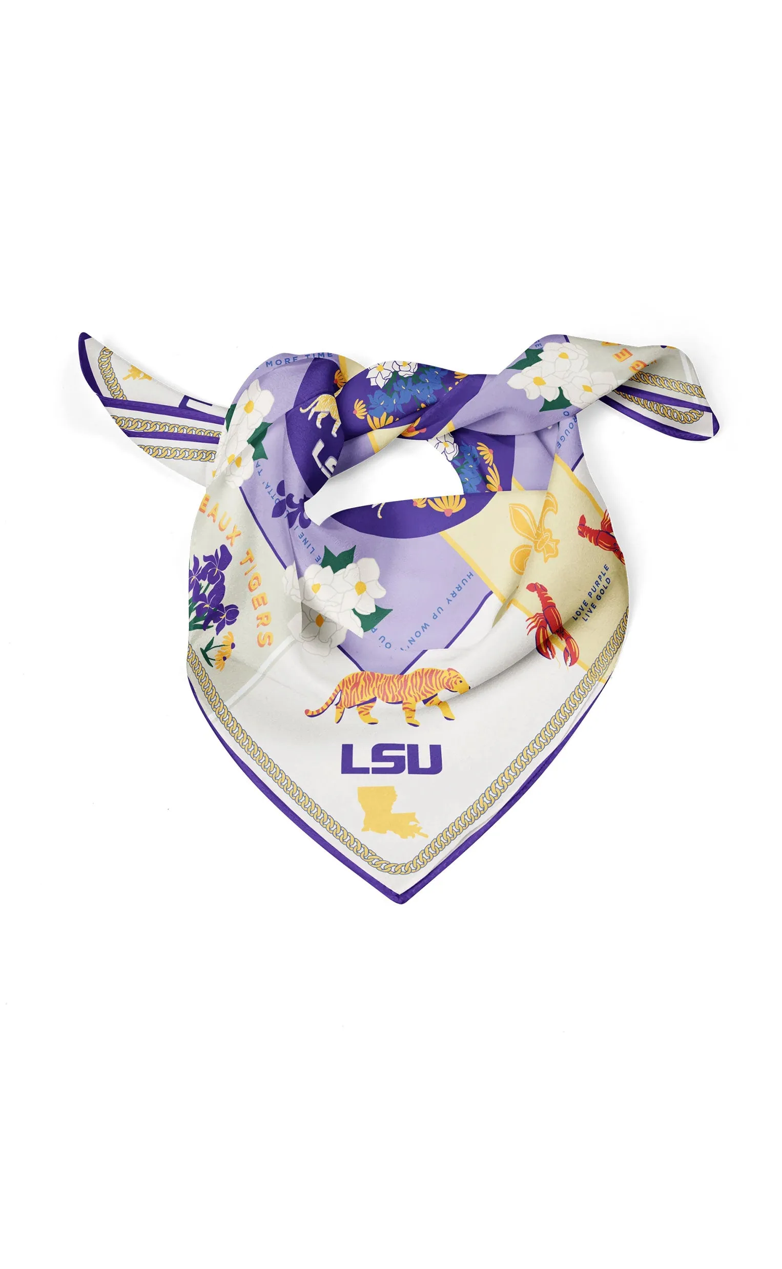 lsu scarf sold by RIFFRAFF product image thumbnail 2