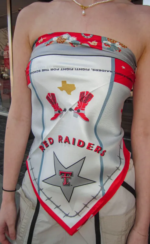 texas tech scarf sold by RIFFRAFF