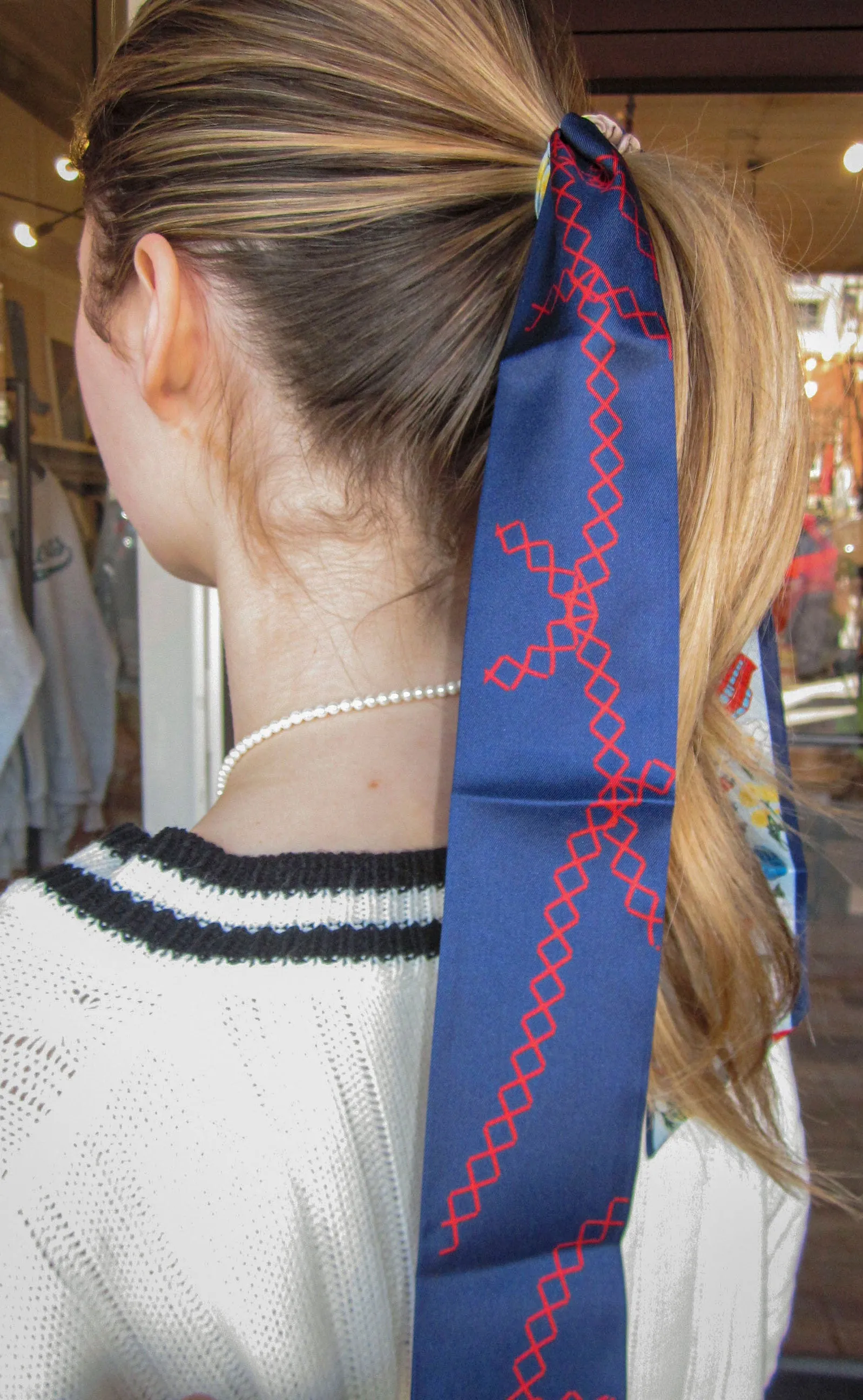 ole miss twilly scarf sold by RIFFRAFF product image thumbnail 3