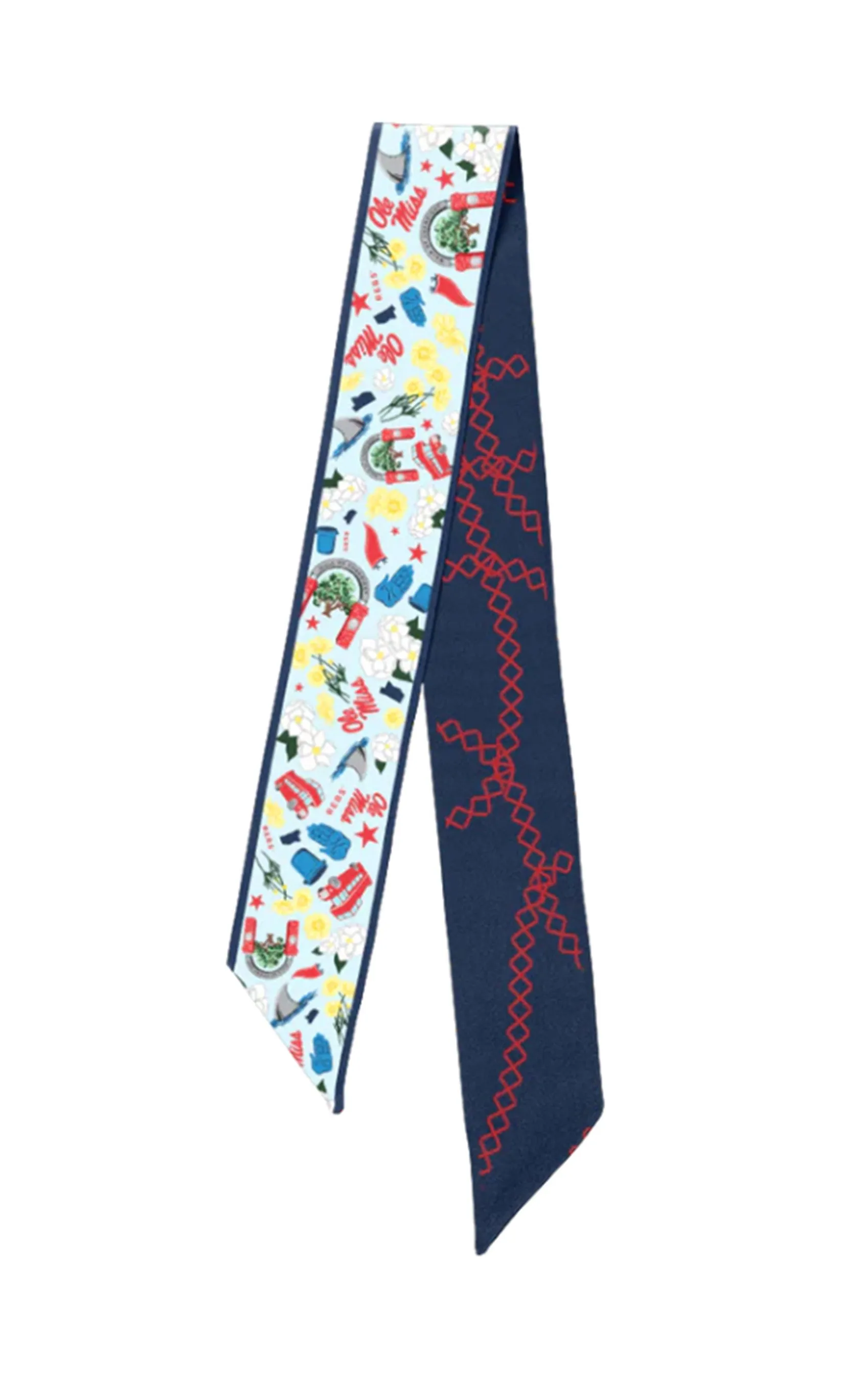 ole miss twilly scarf sold by RIFFRAFF product image thumbnail 2