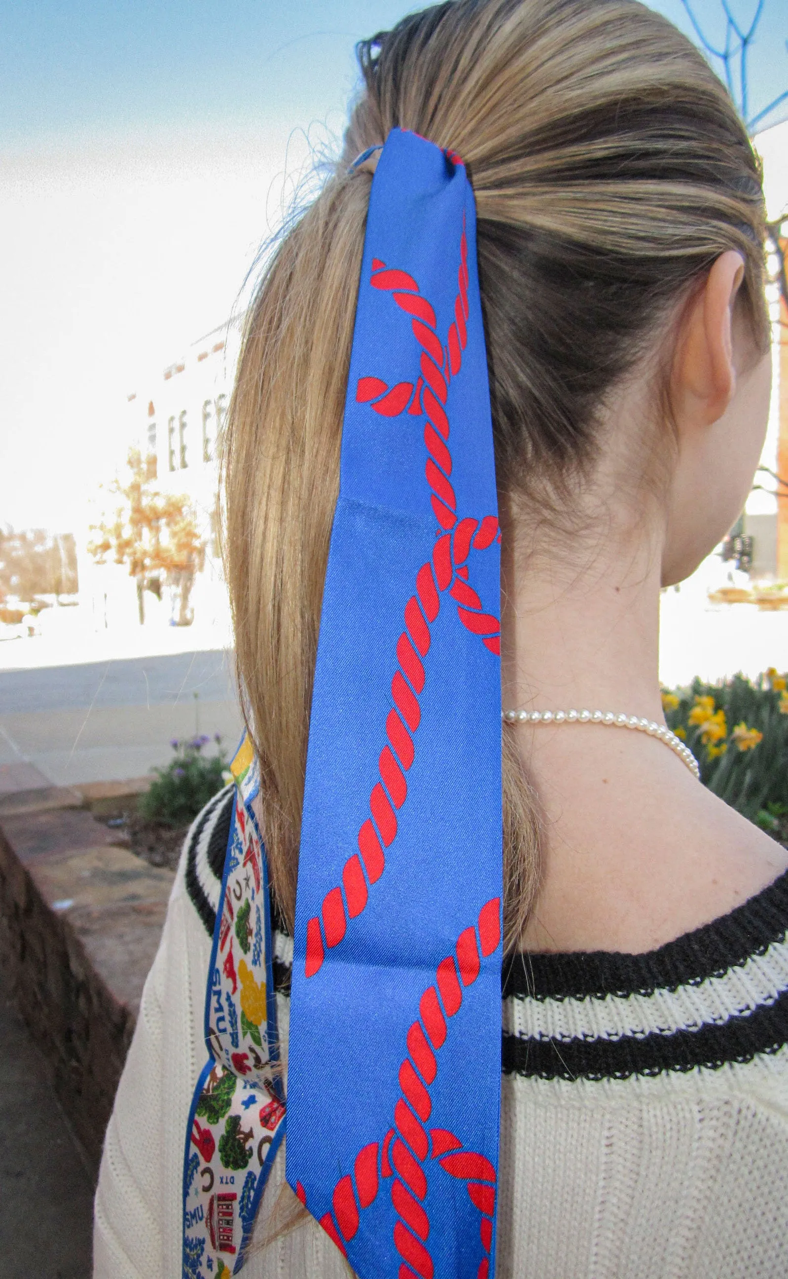 smu twilly scarf sold by RIFFRAFF product image thumbnail 3