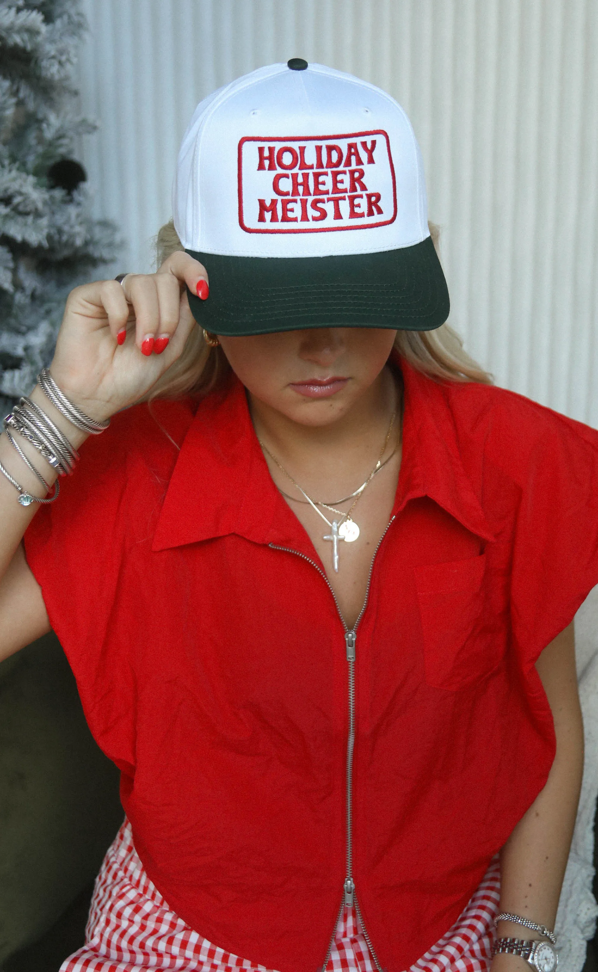 charlie southern: cheer meister trucker hat sold by RIFFRAFF