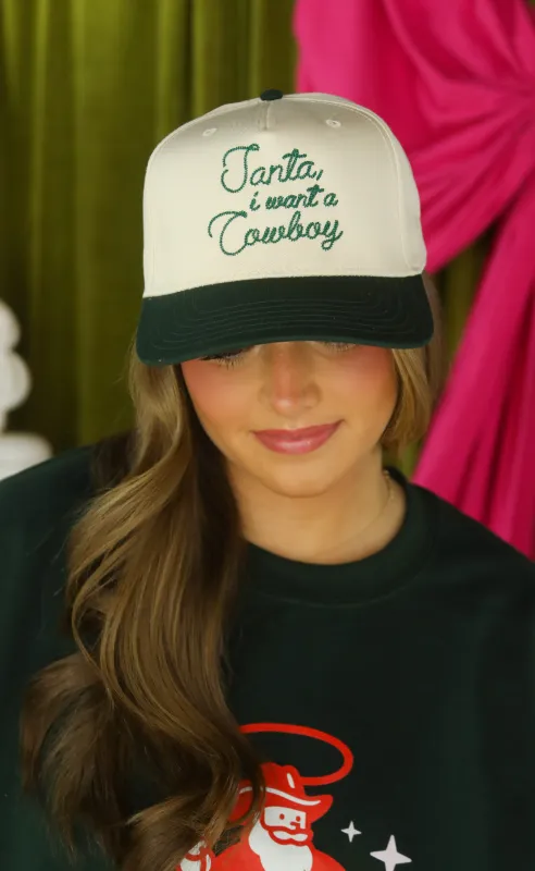 charlie southern: santa i want a cowboy trucker sold by RIFFRAFF