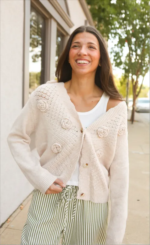 fall garden cardigan sold by RIFFRAFF