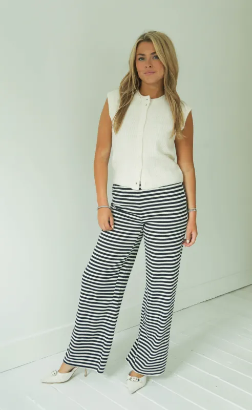 stripe right pants sold by RIFFRAFF